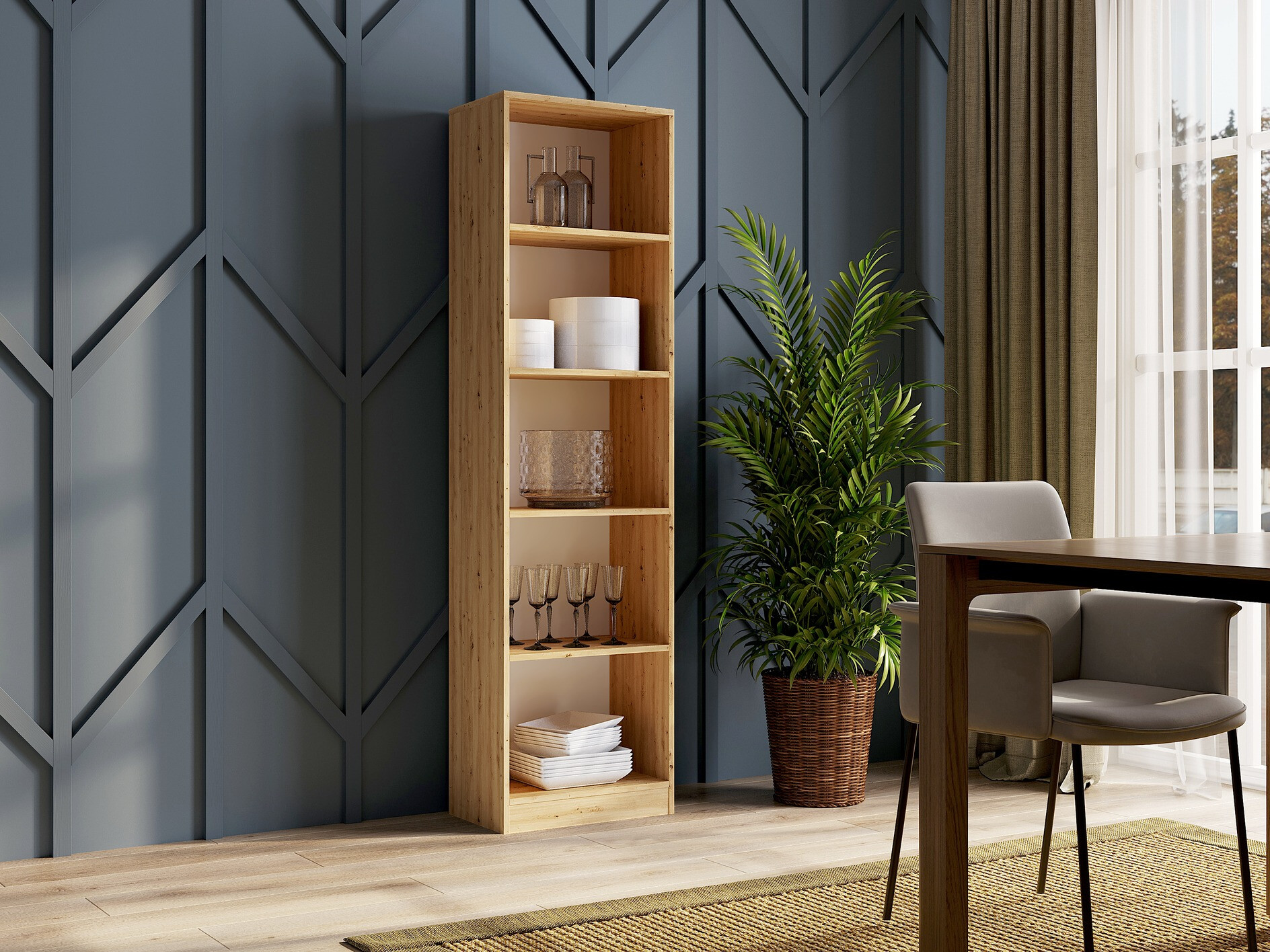 Scaffale Mandeville 188 (Rovere Artisan)