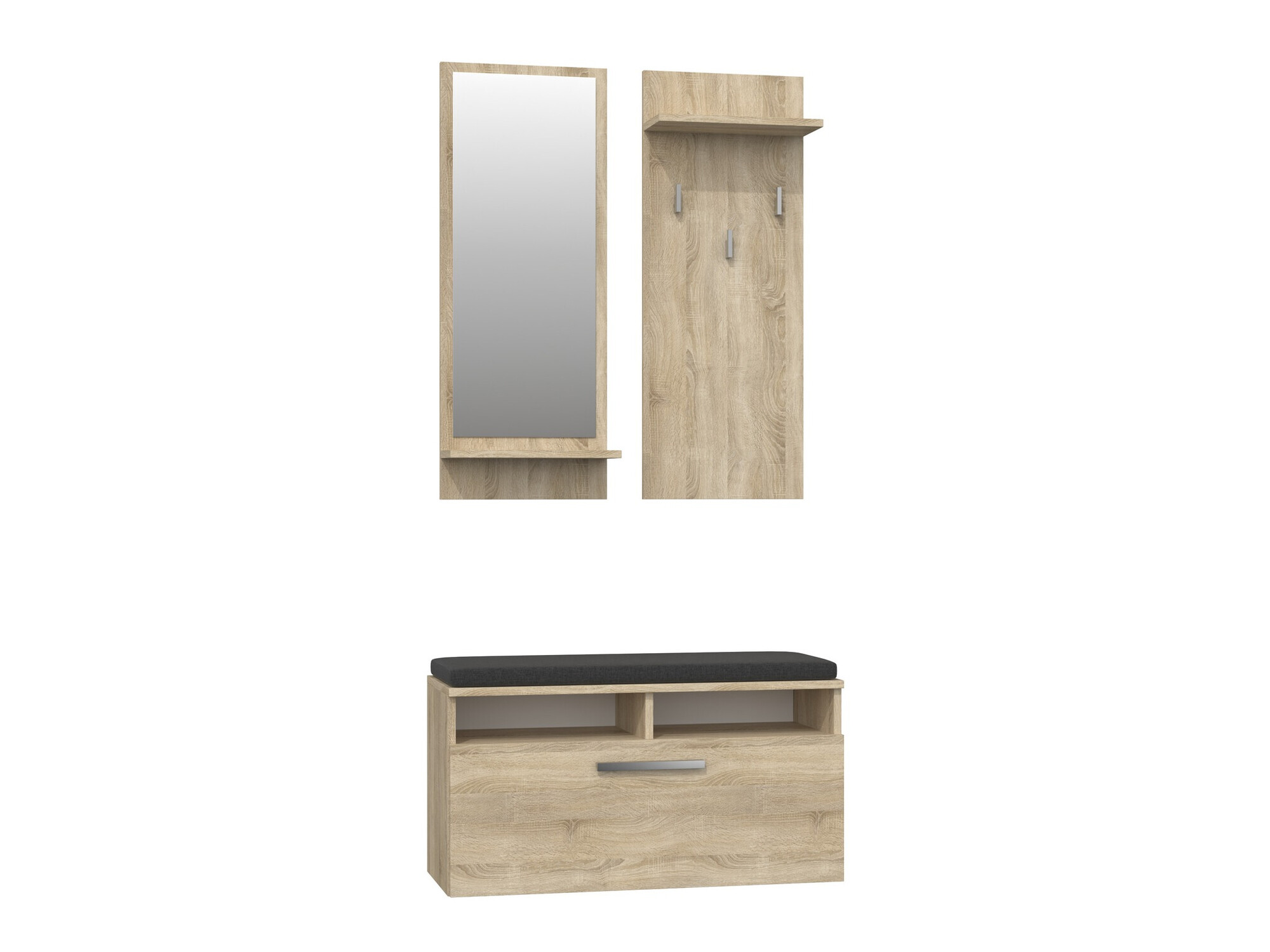Set arredo da corridoio Mandeville 190 (Sonoma quercia)
