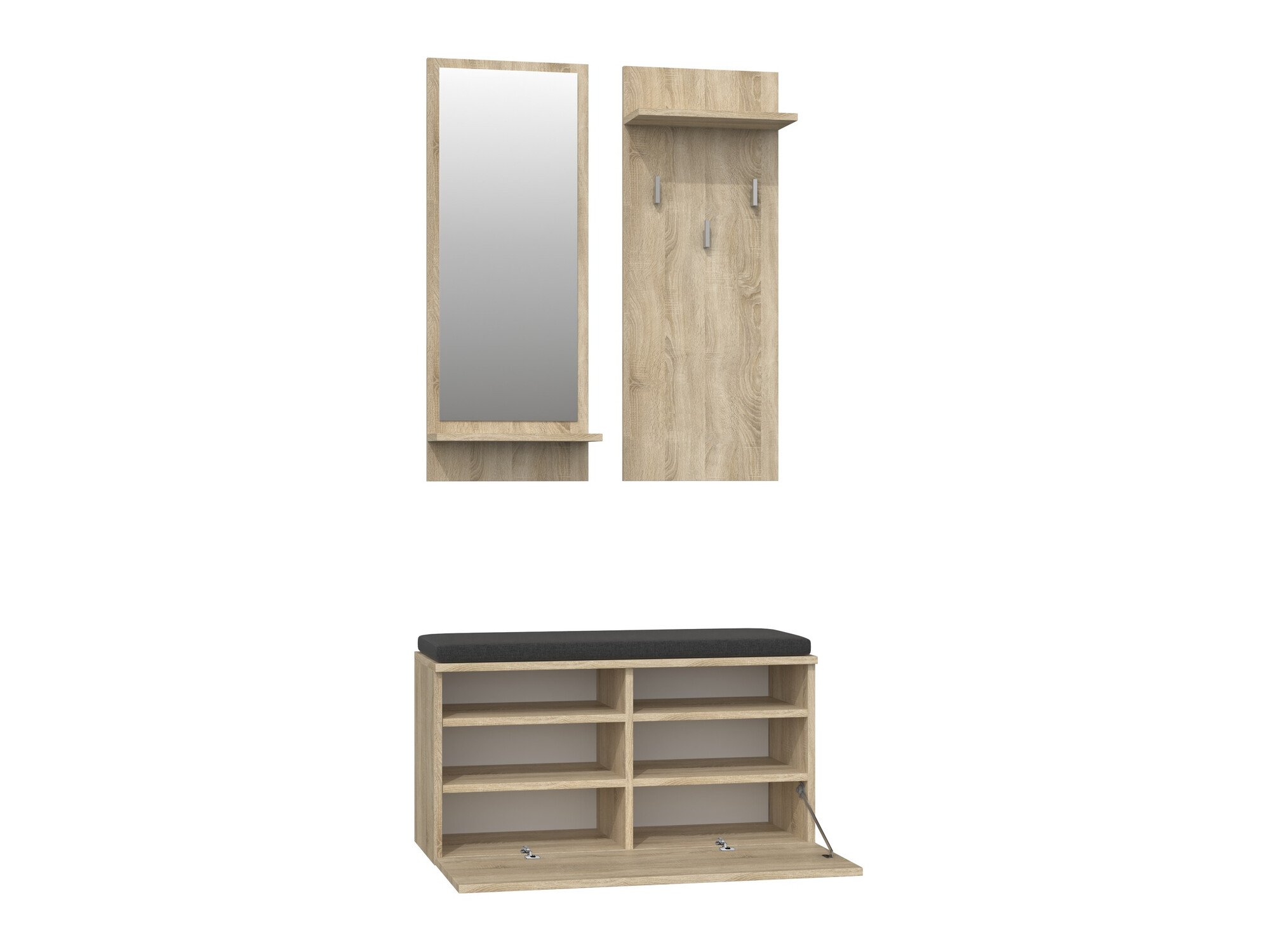 Set arredo da corridoio Mandeville 190 (Sonoma quercia)