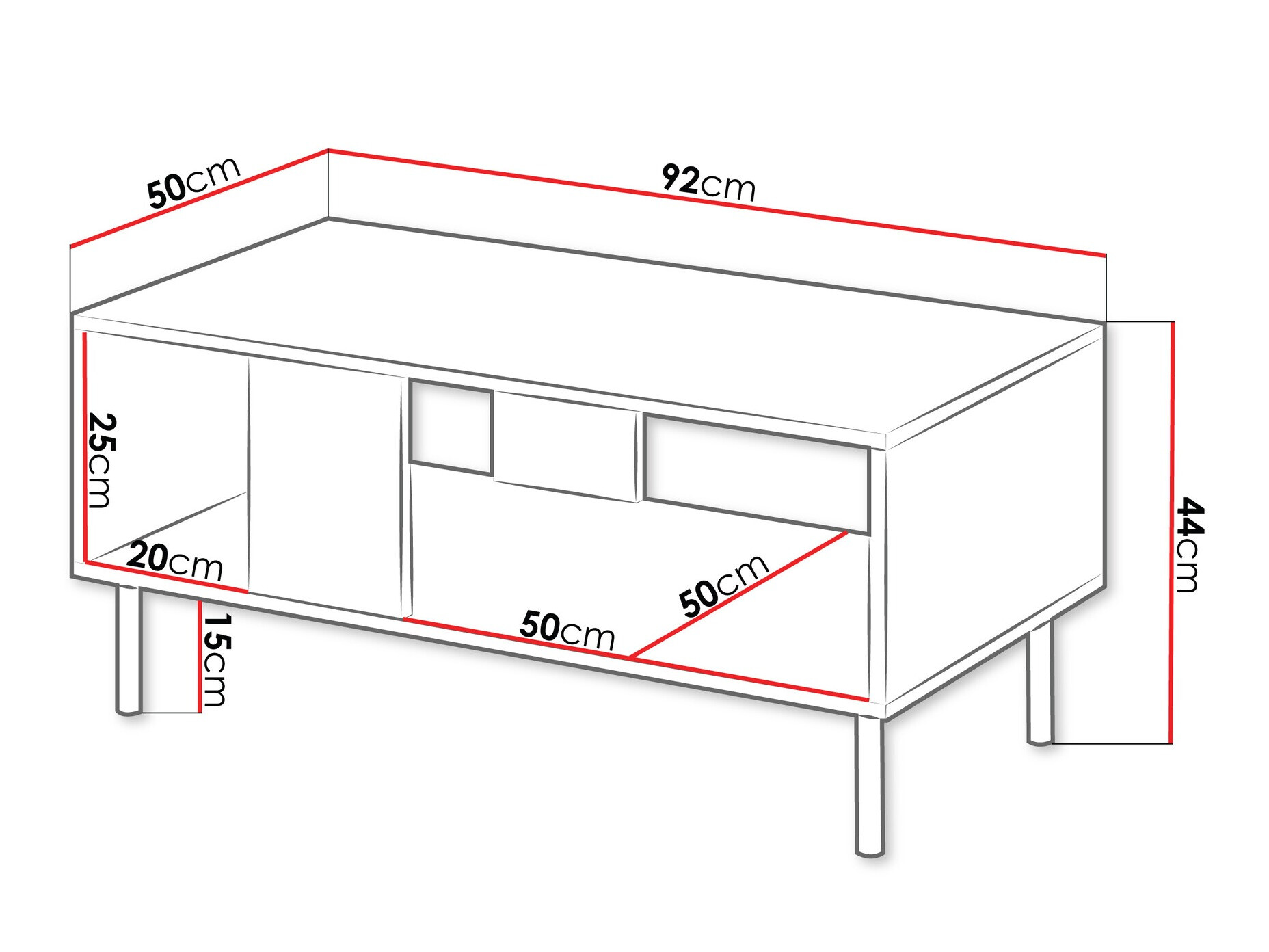 Tavolino da caffè Studium