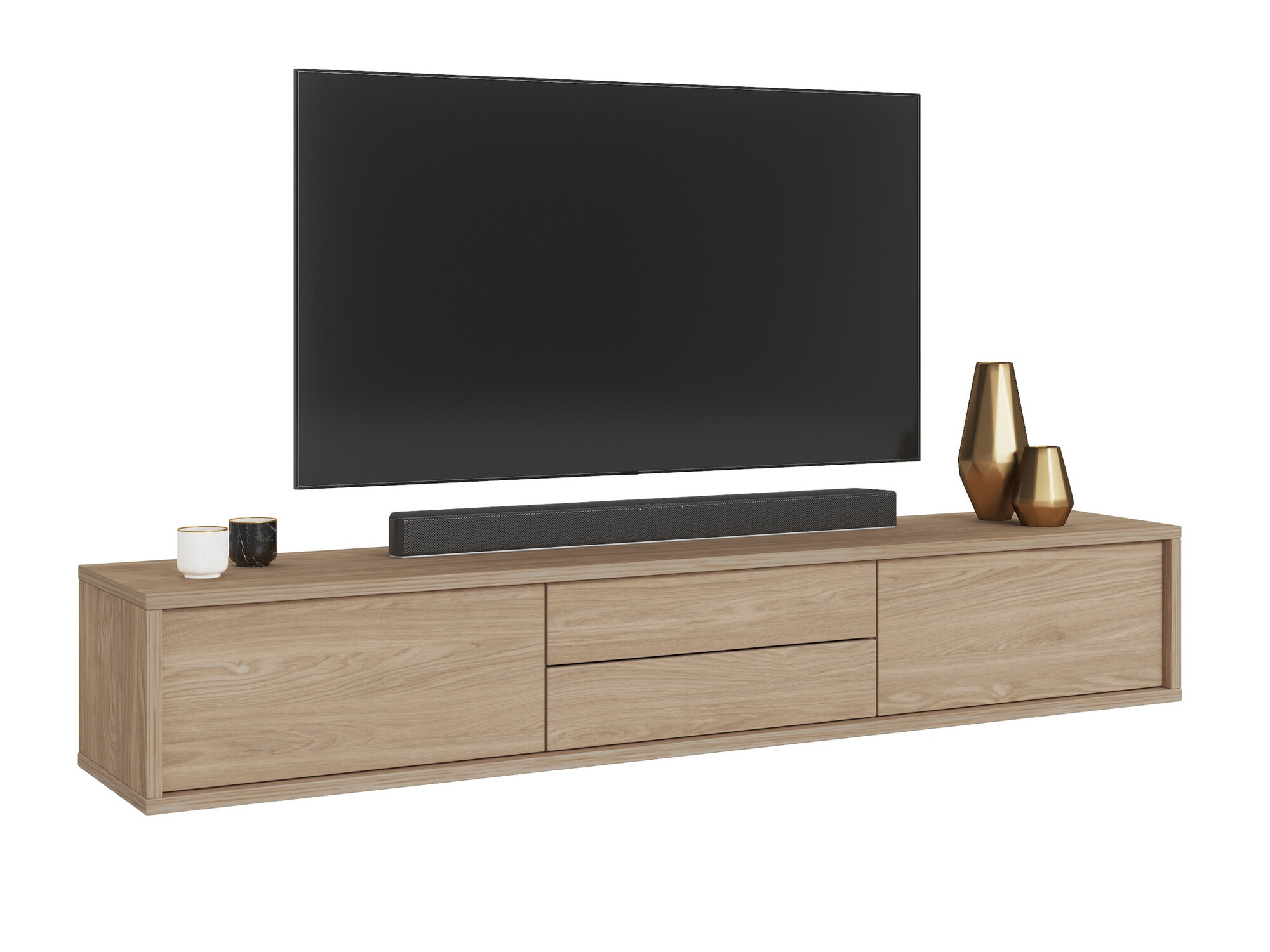 Mobile porta TV Austin 325 (Quercia)