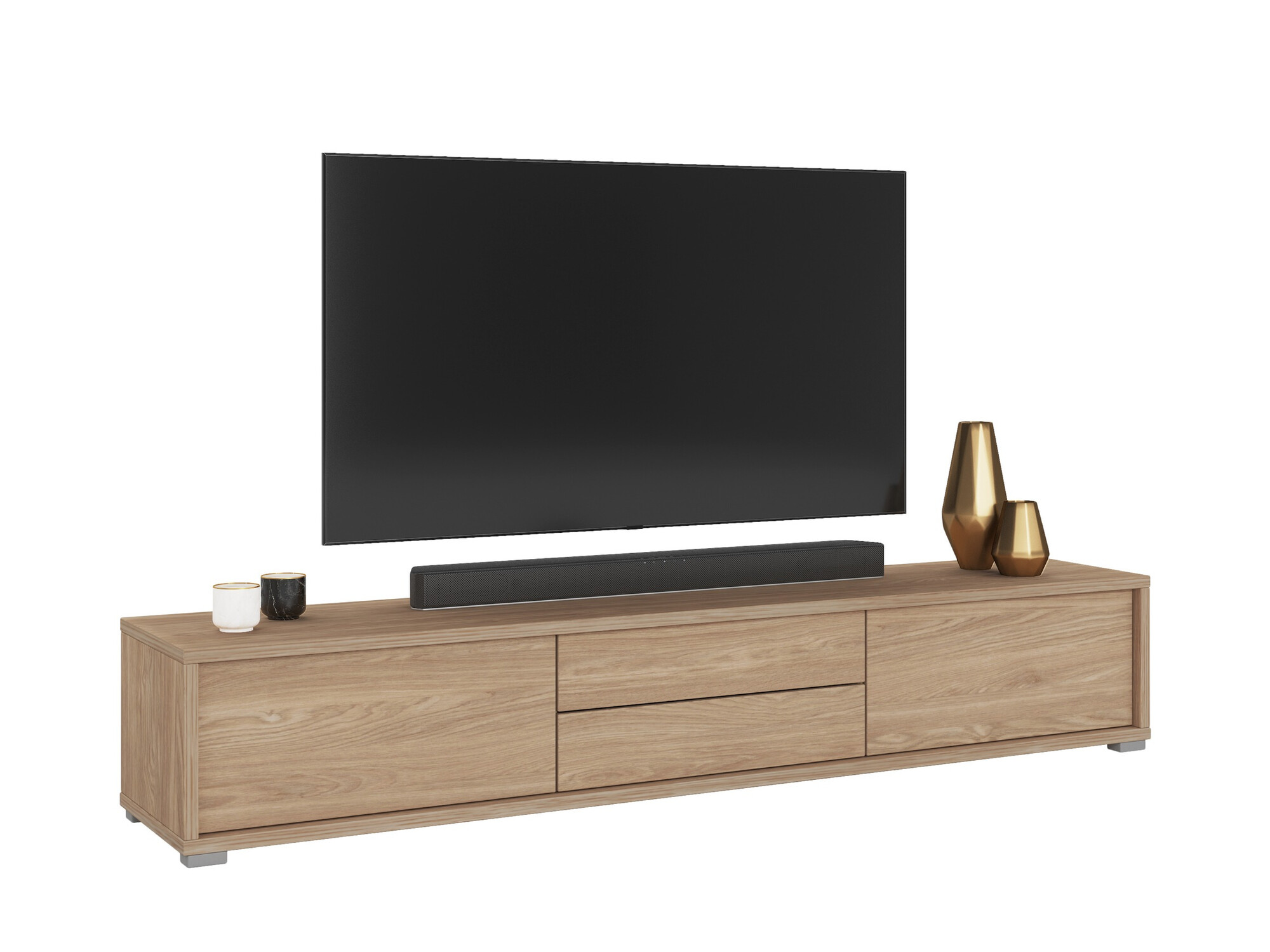 Mobile porta TV Austin 325 (Quercia)