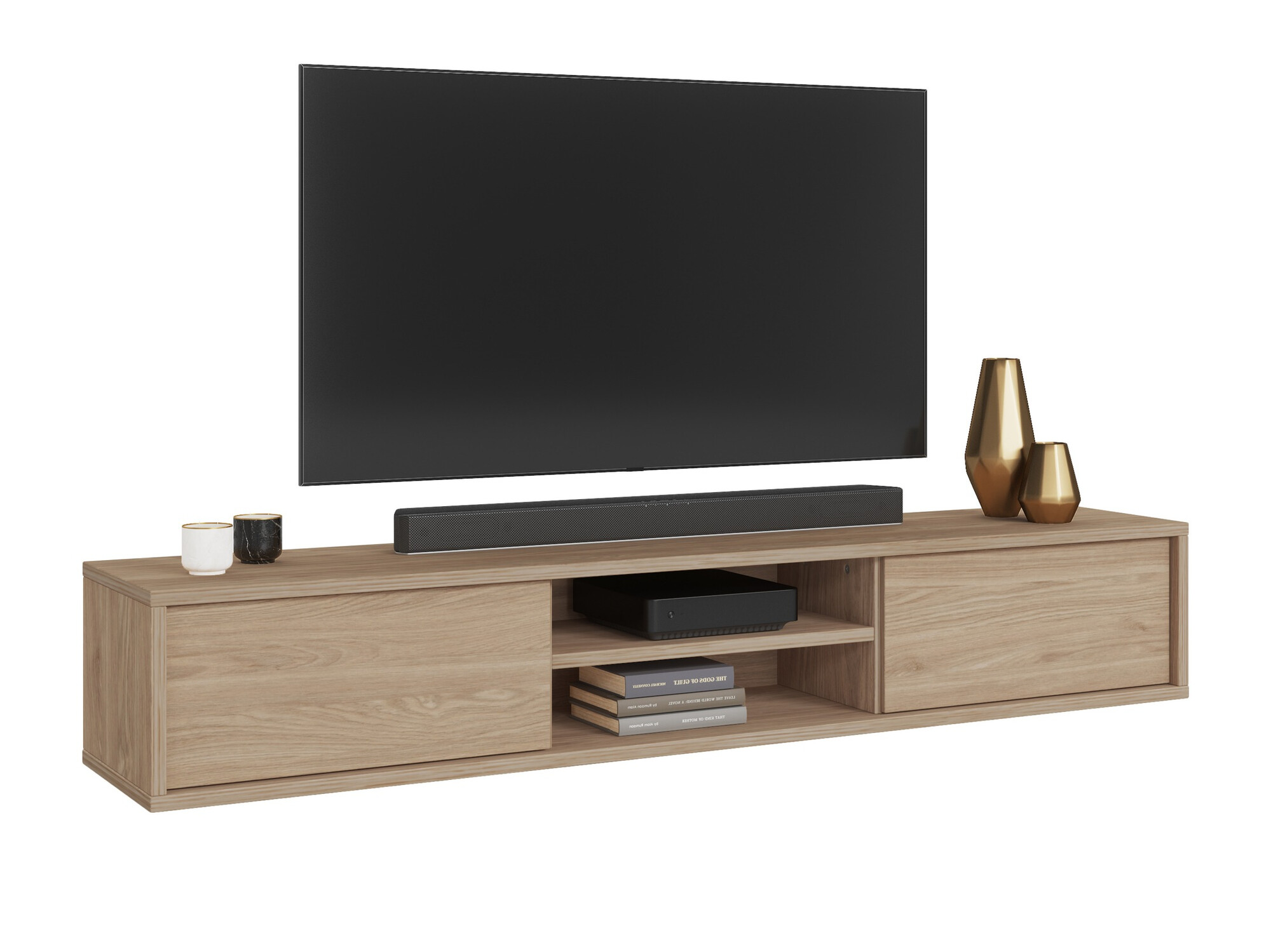 Mobile porta TV Austin 326 (Quercia)