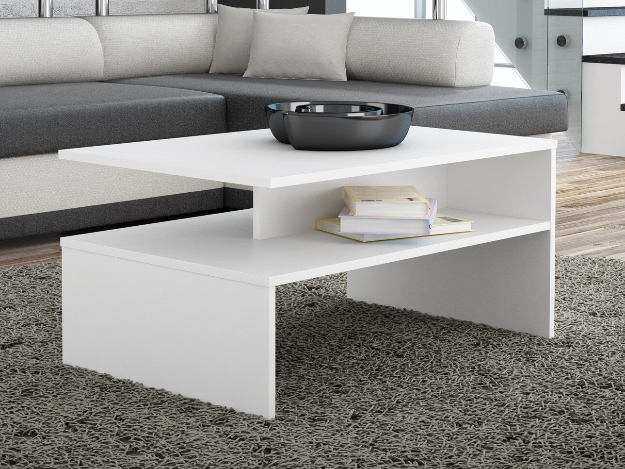 Tavolino da caffè Mandeville 199 (Bianco)