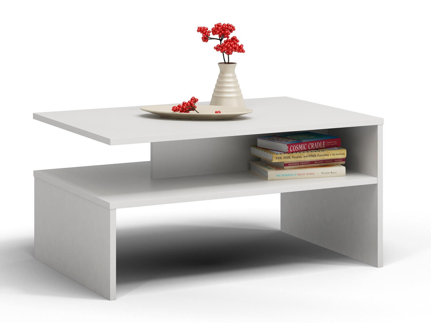 Tavolino da caffè Mandeville 199 (Bianco)