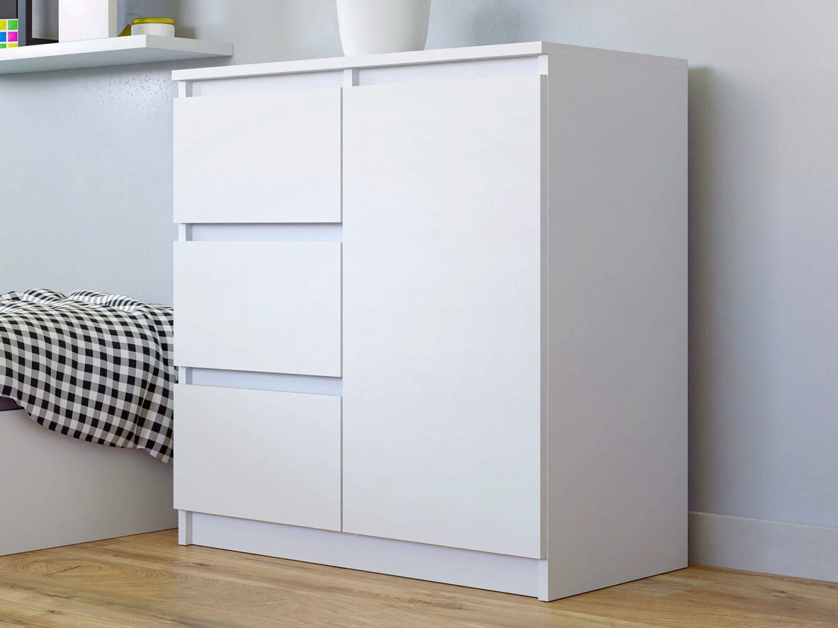 Cassettiera Elbvelu 110 (Bianco)