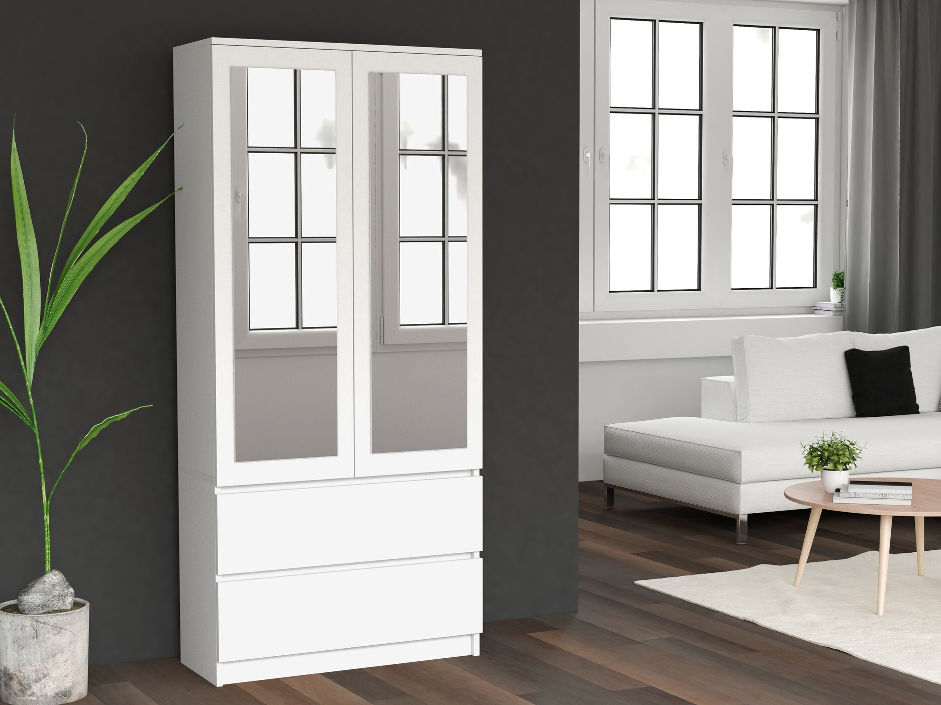 Armadio Elbvelu 116 (Bianco)