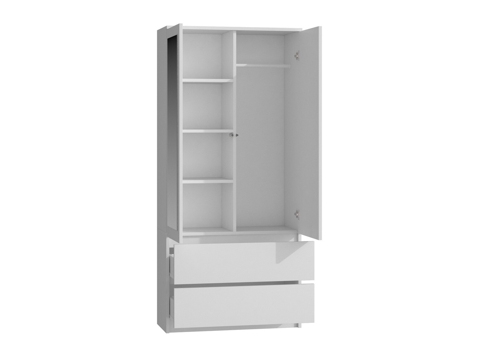Armadio Elbvelu 116 (Bianco)
