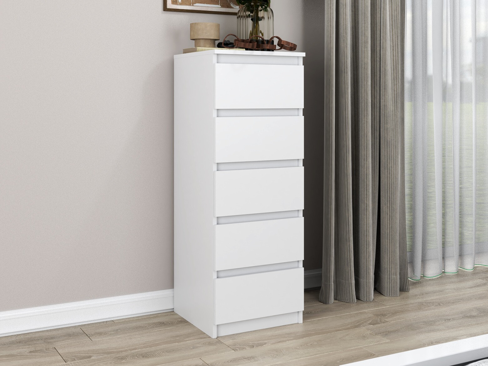 Cassettiera Elbvelu 121 (Bianco)