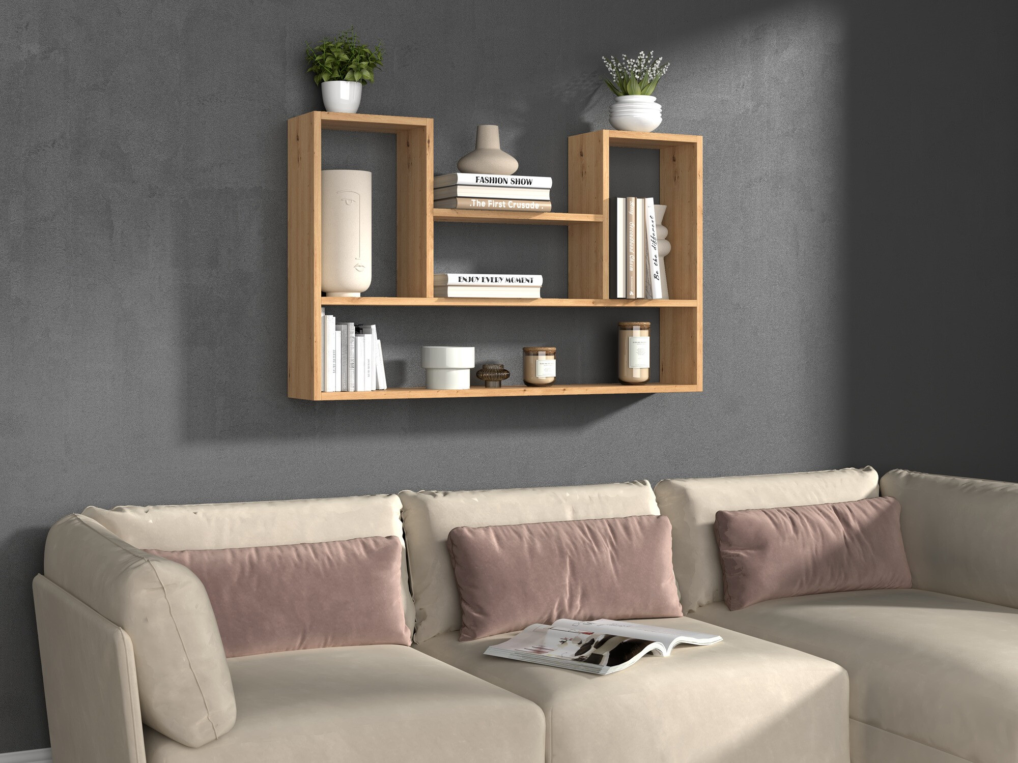 Mensola Mandeville 225 (Rovere Artisan)