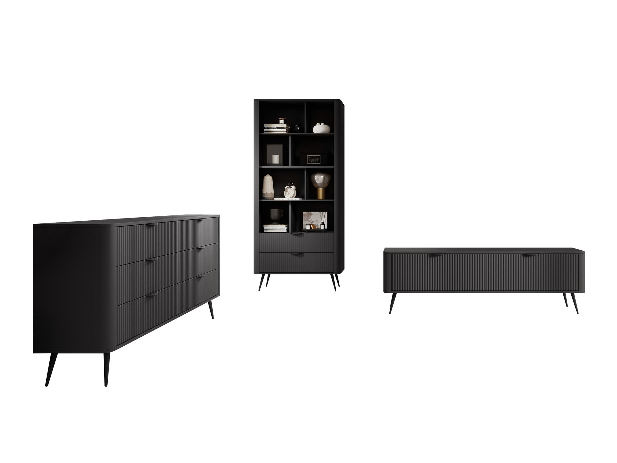 Parete attrezzata Ioca II (Grafite)