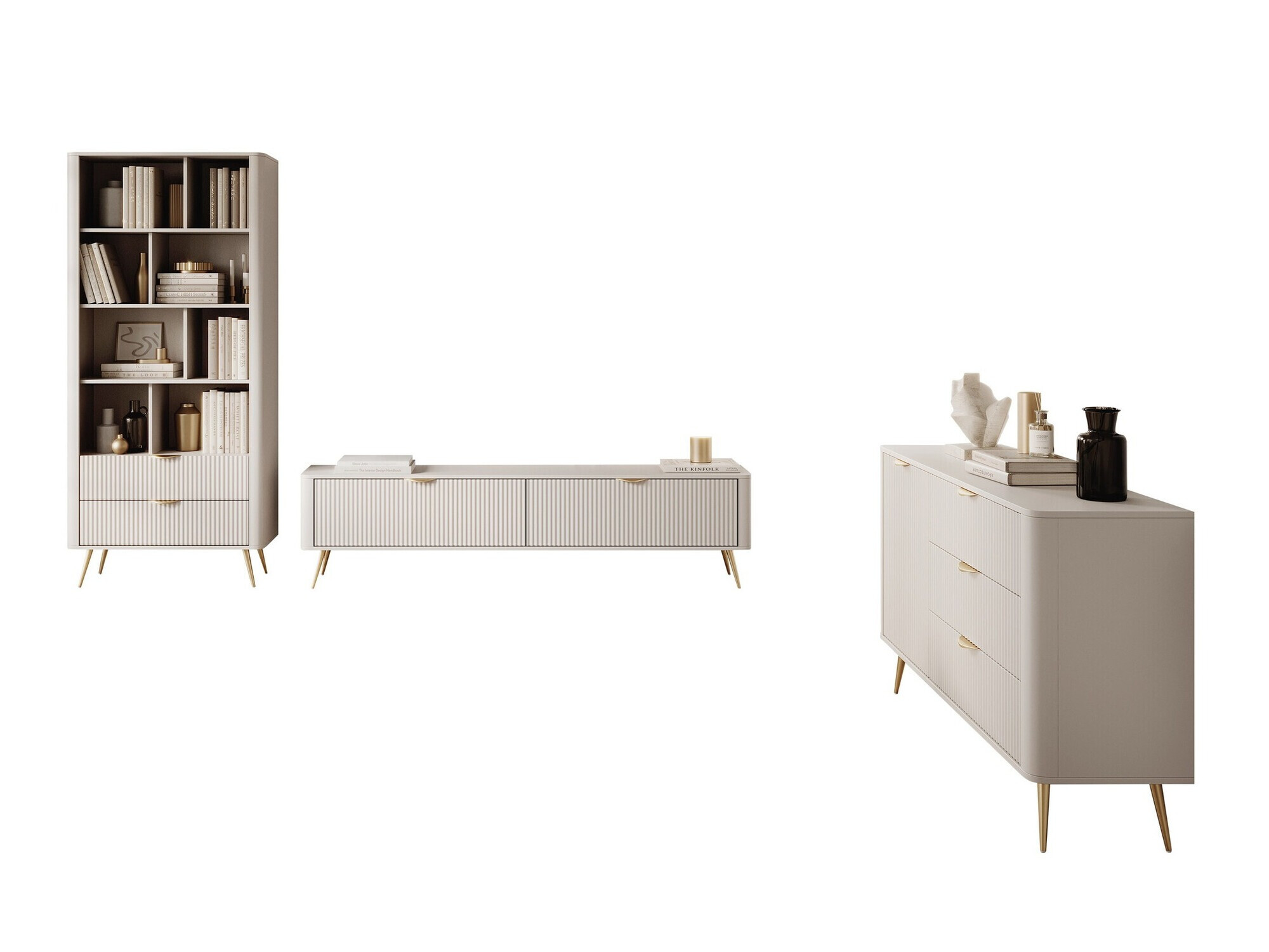 Parete attrezzata Lectum I (Beige)