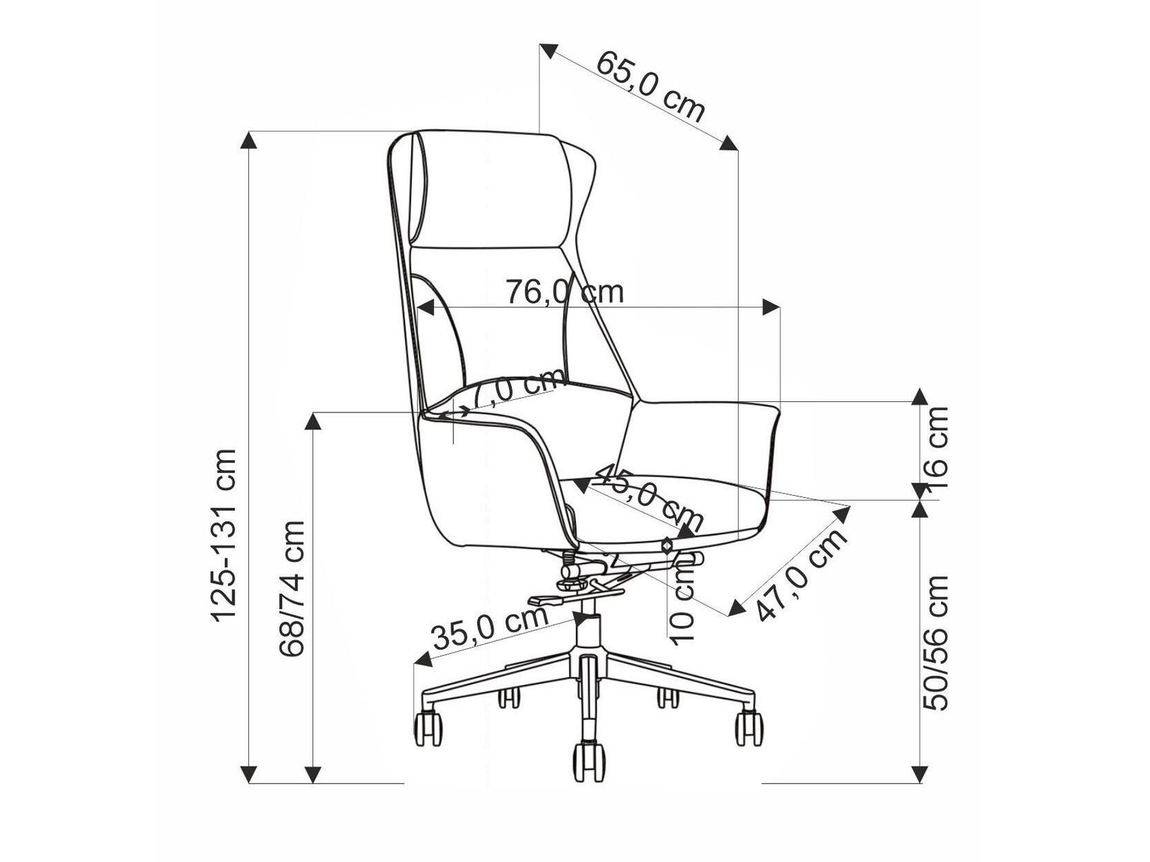 Sedia da ufficio Houston 1655