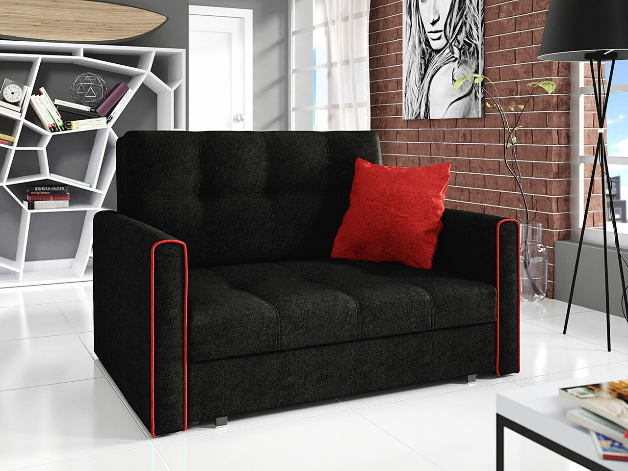 Divano letto Nuvora II (Alova 04 + Alova 46)