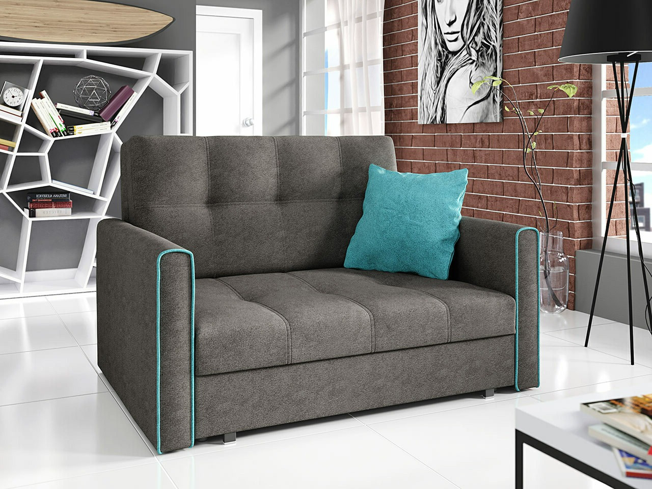 Divano letto Nuvora II (Alova 36 + Alova 29)