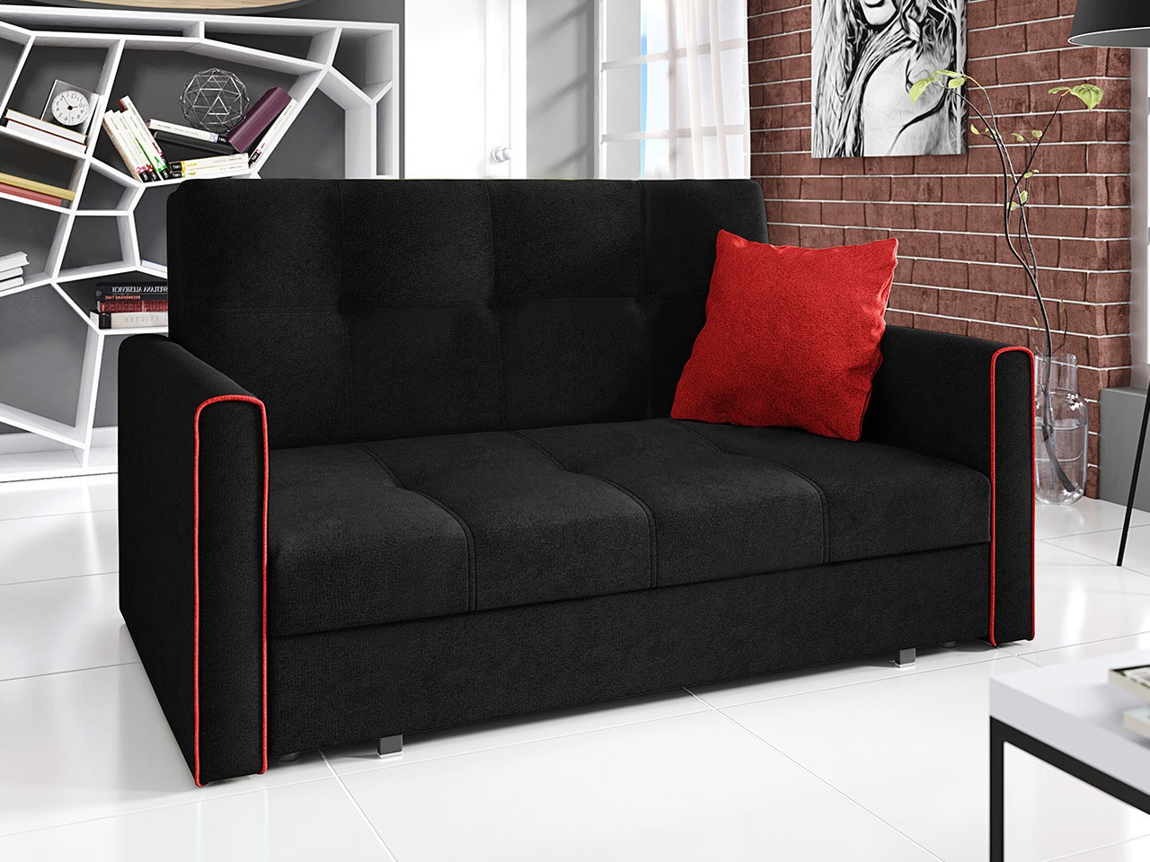 Divano letto Nuvora III (Alova 04 + Alova 46)