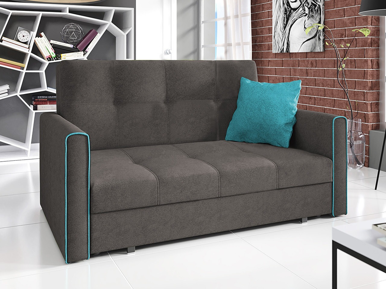 Divano letto Nuvora III (Alova 36 + Alova 29)