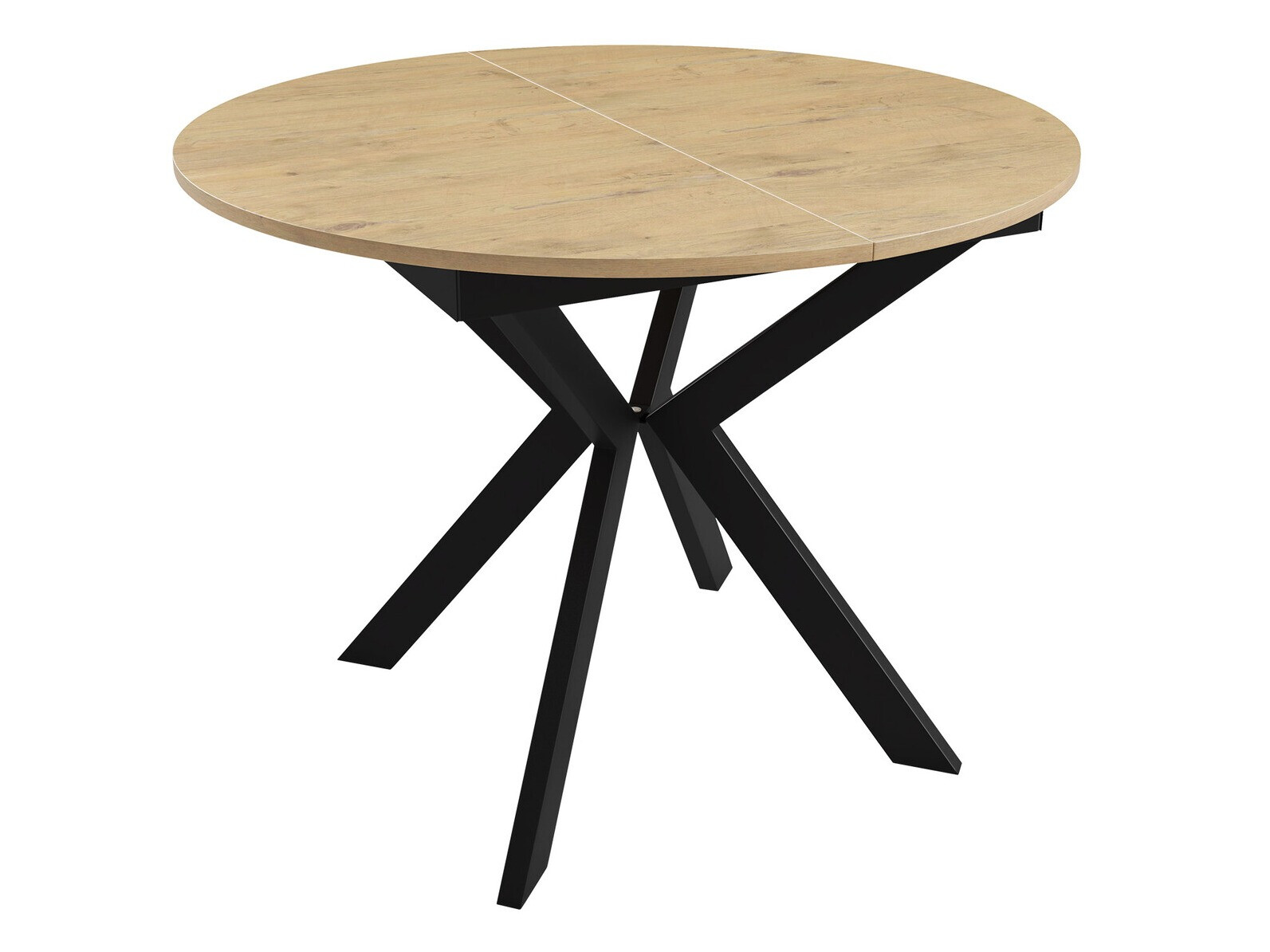 Tavolo Oswego 112 (Nero + Quercia lancelot)