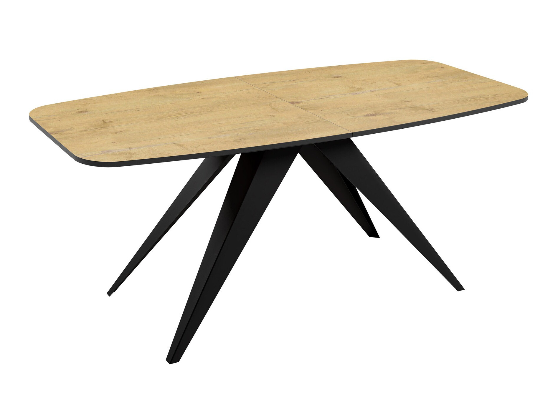 Tavolo Oswego 115 (Nero + Quercia lancelot)