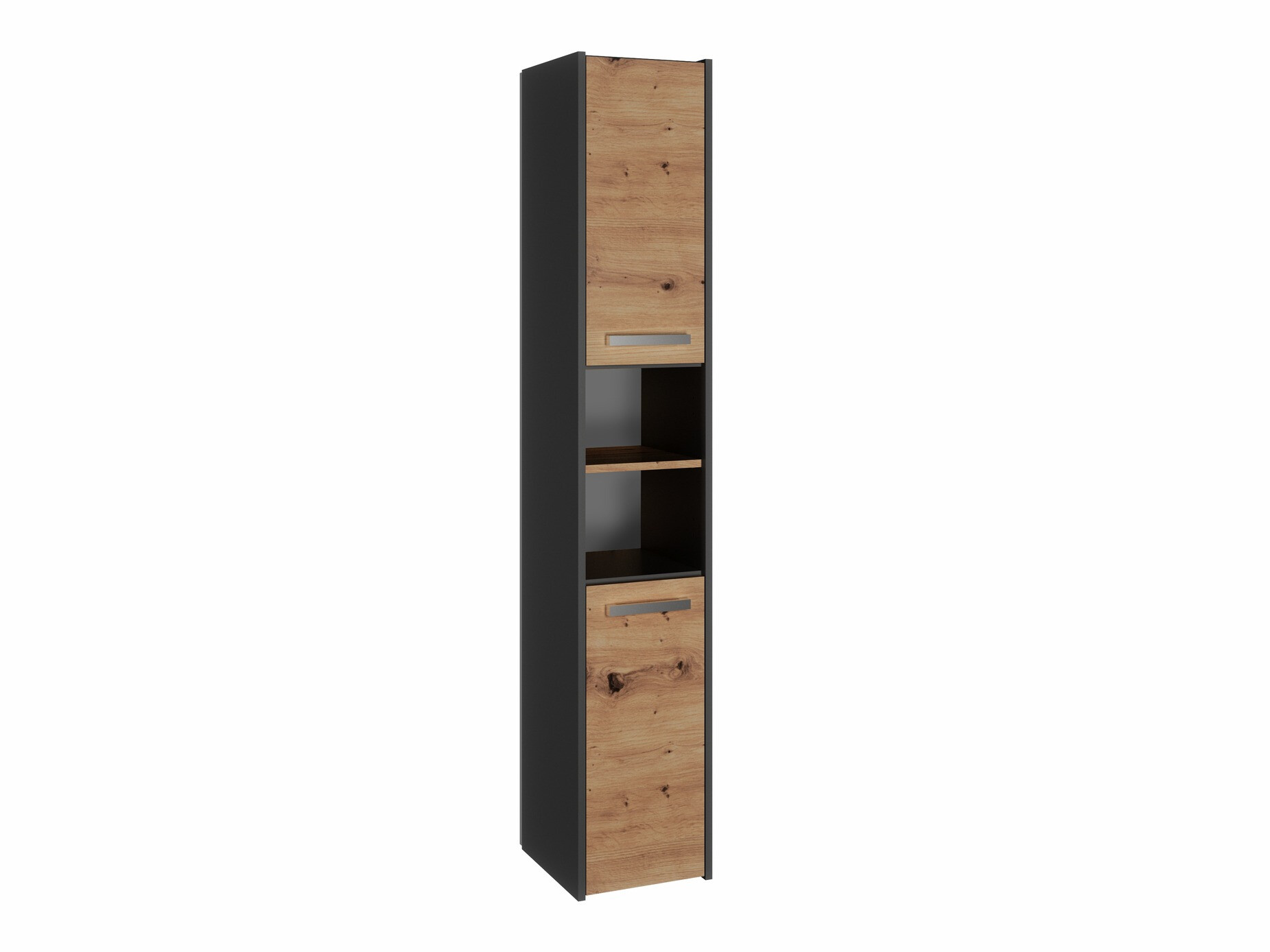 Mobiletto del bagno Mandeville 248 (Antracite + Rovere Artisan)