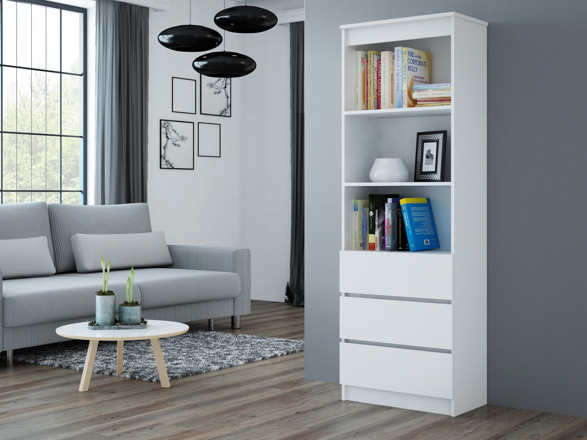 Scaffale Mandeville 246 (Bianco)