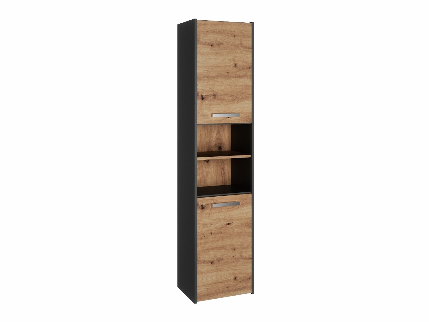 Mobiletto del bagno Mandeville 250 (Antracite + Rovere Artisan)