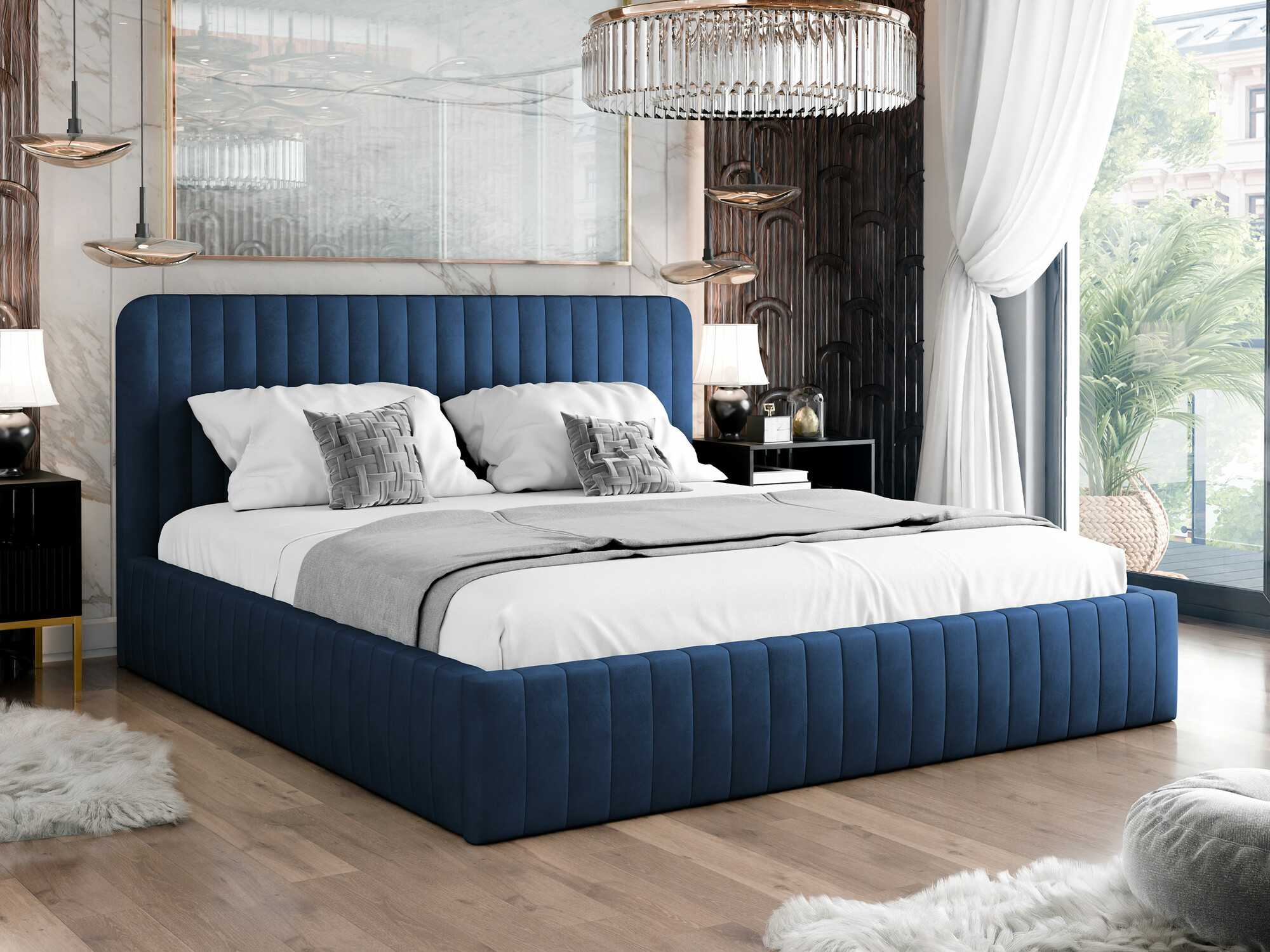 Letto TrendyNest Caprion (Velluto 25)