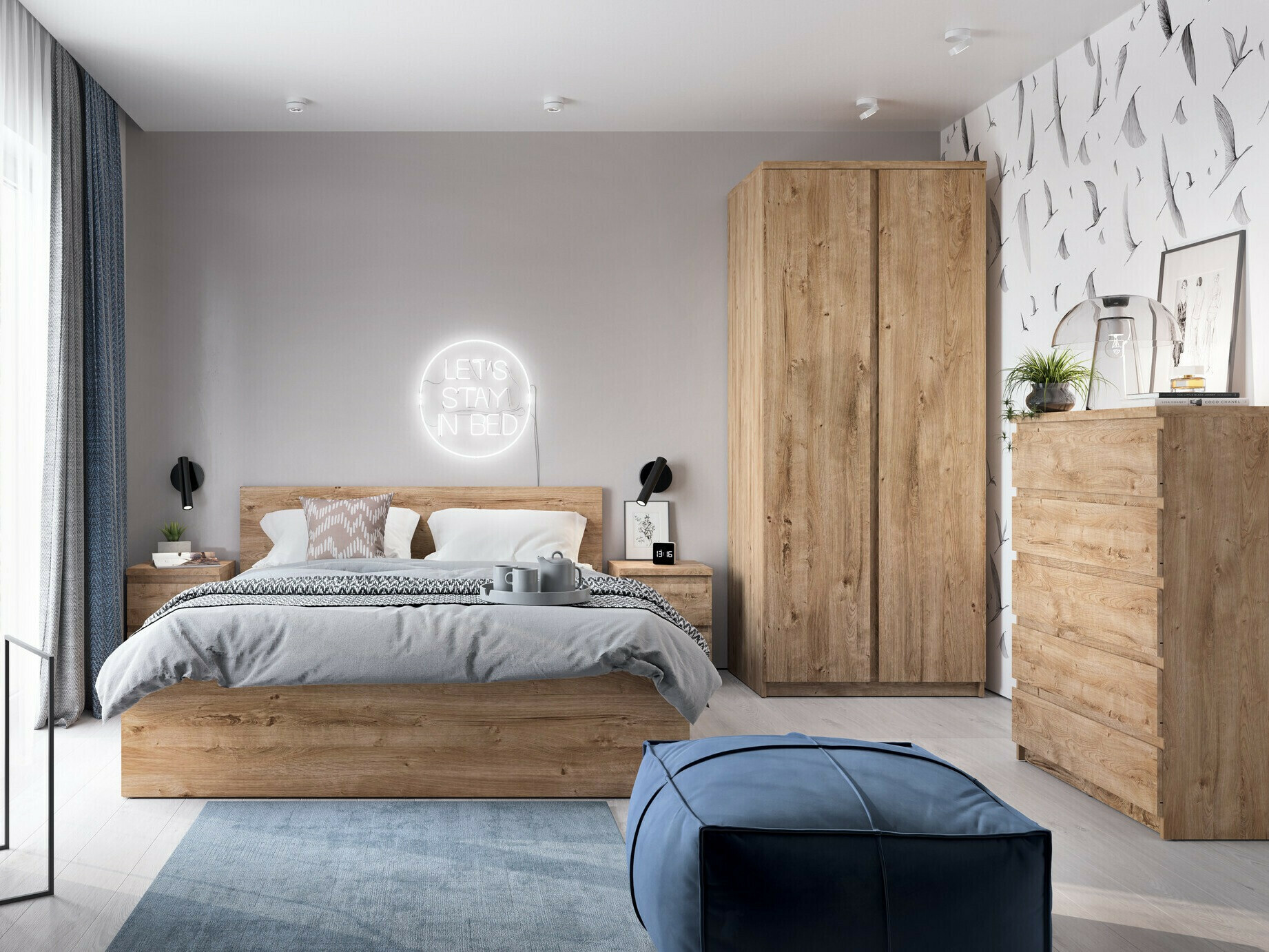 Cassettiera Merfere 103 (Quercia)