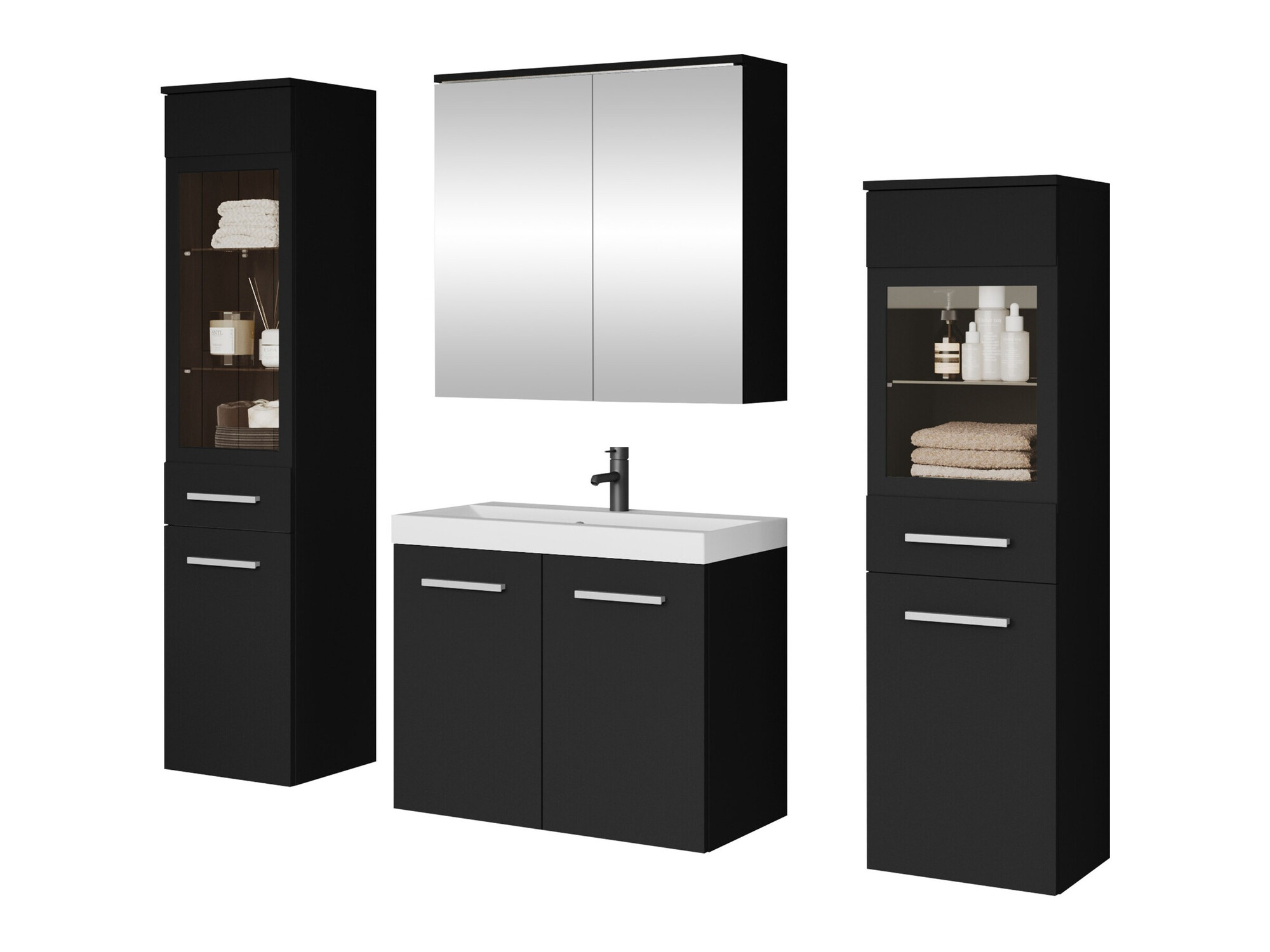 Set bagno Scientia III (Grafite)