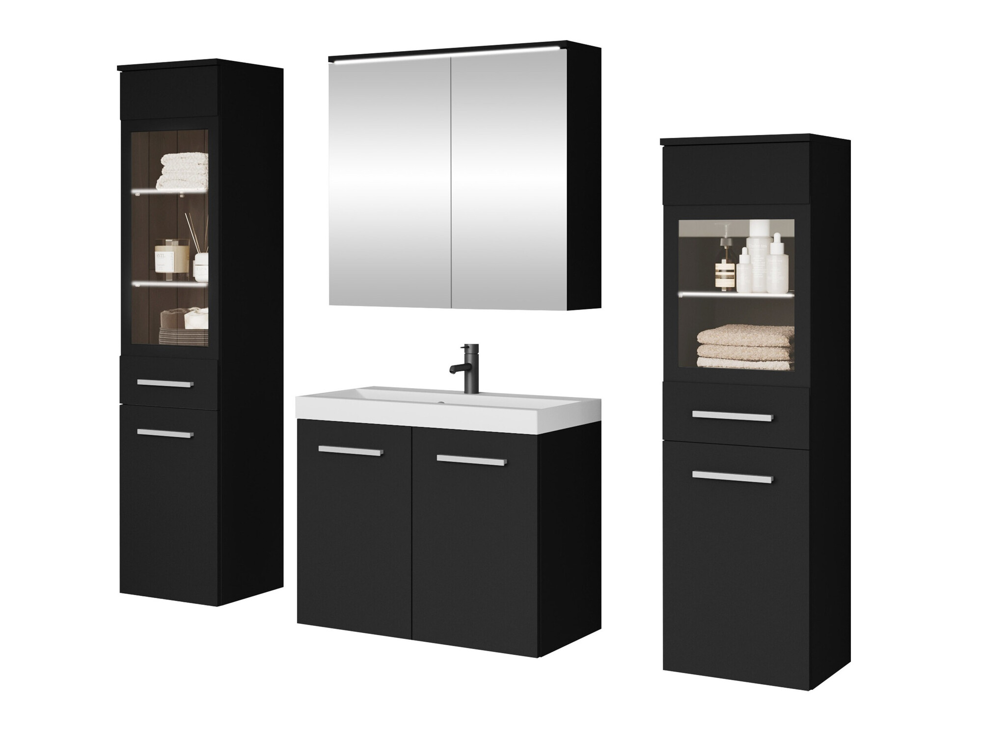 Set bagno Scientia III (Grafite)