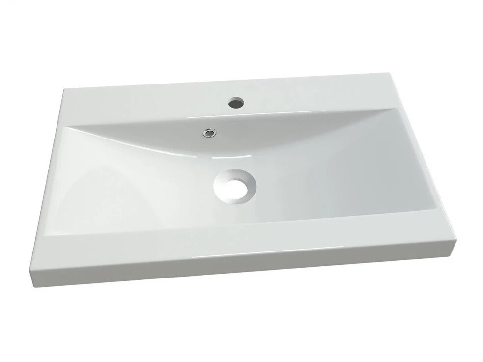 Set bagno Scientia III (Bianco lucido + Bianco)