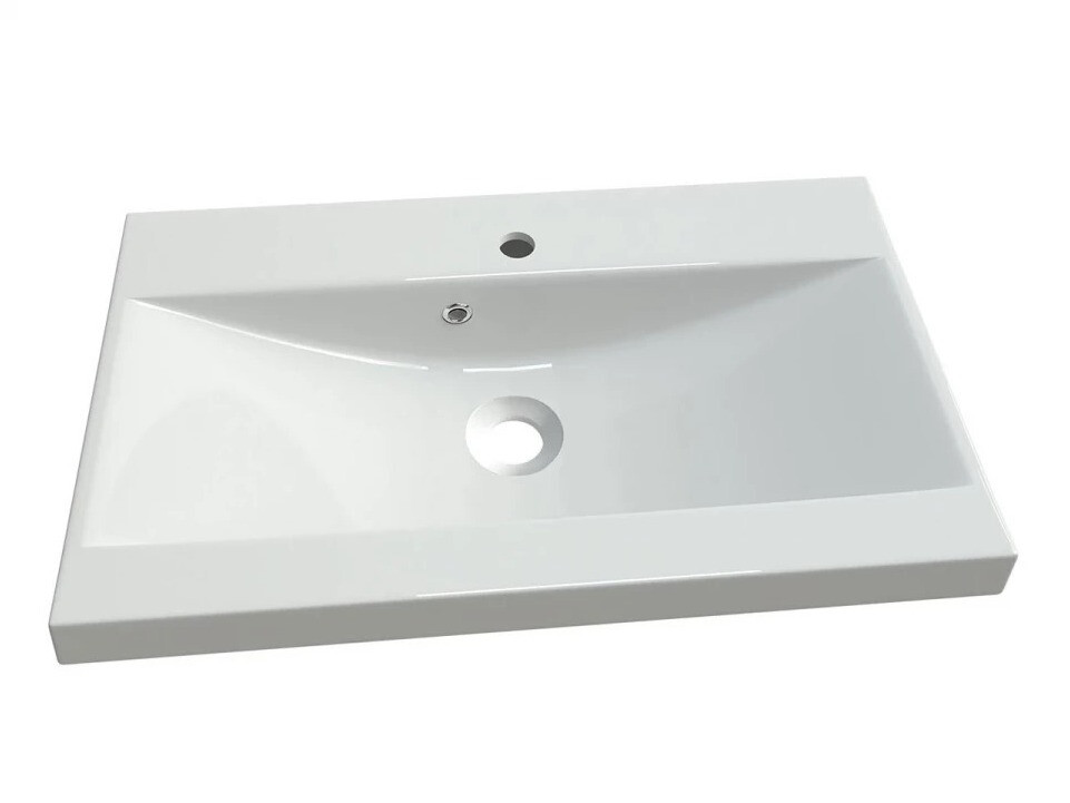Set bagno Scientia III (Grigio lucido + Bianco)