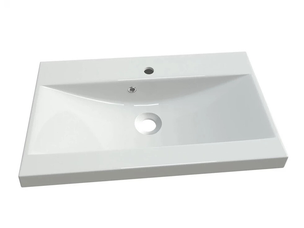 Set bagno Scientia III (Grigio lucido + Bianco)