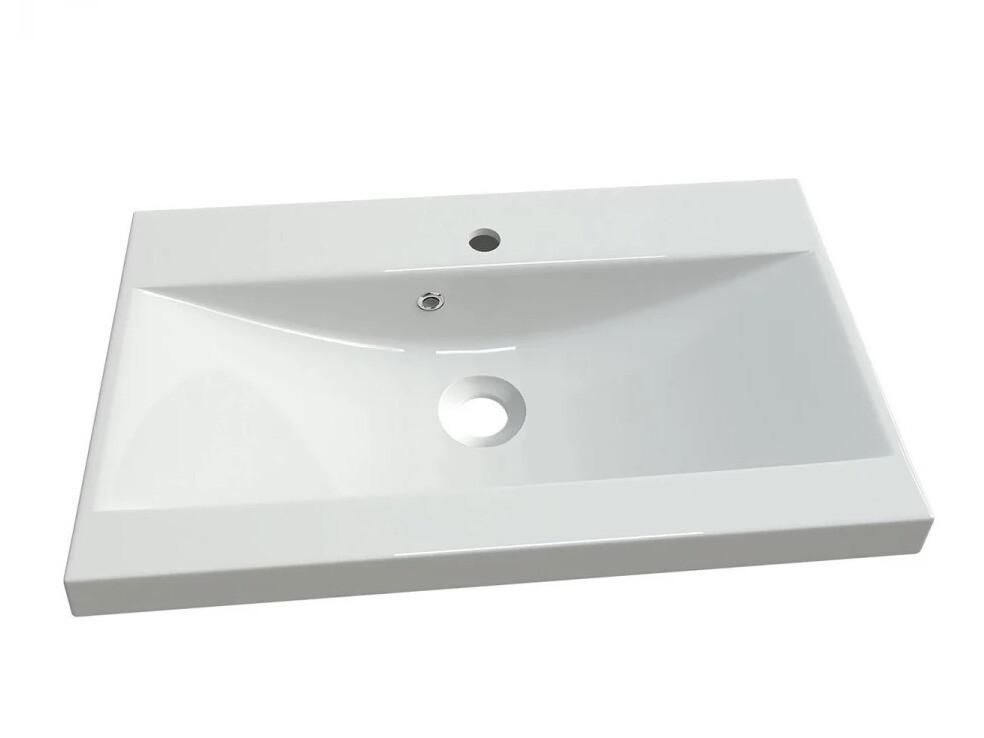 Set bagno Scientia III (Nero lucido + Quercia di Wotan)
