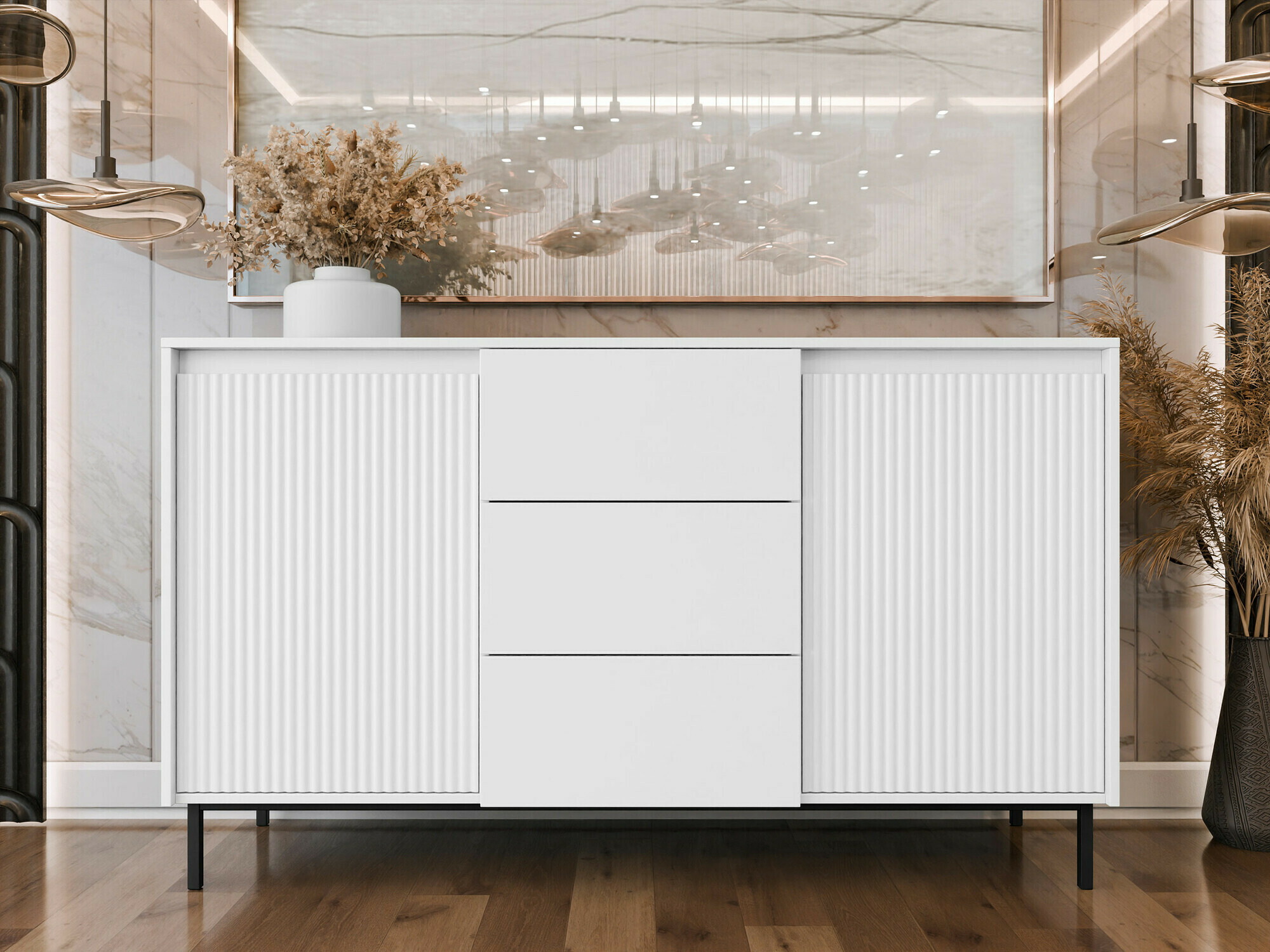 Cassettiera Comfivo Delruva I (Bianco)