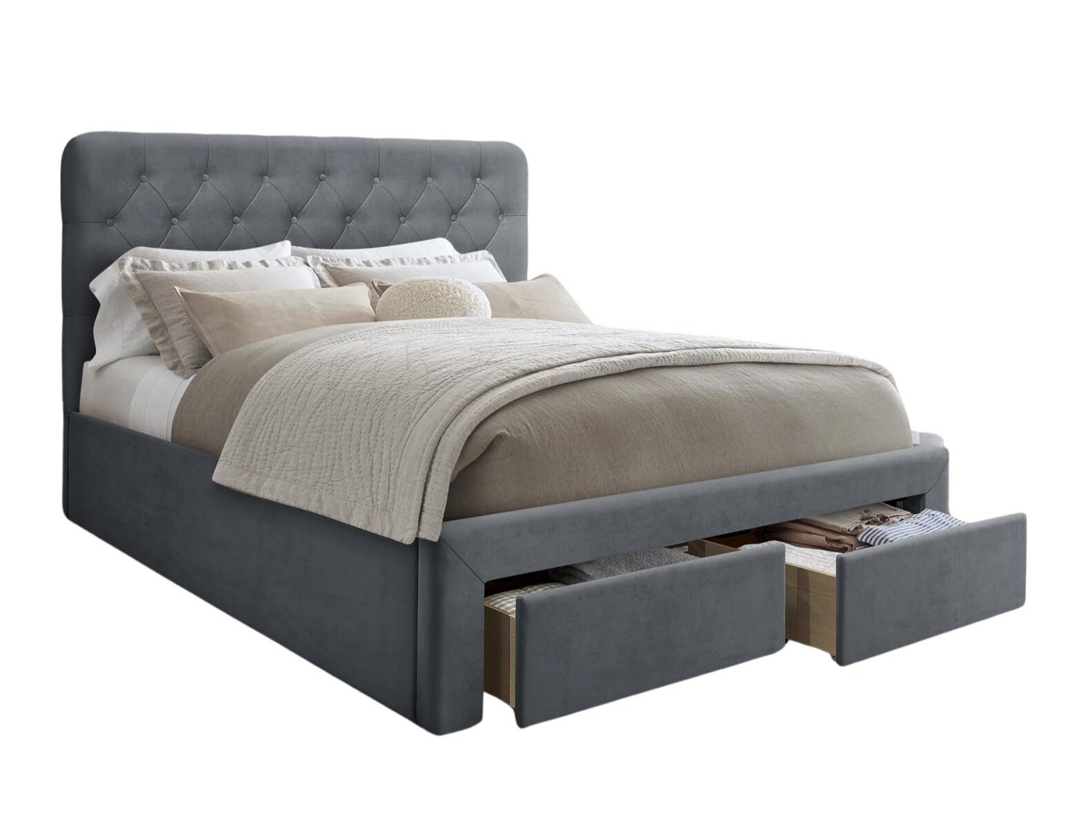 Letto Houston 1708 (Grigio)