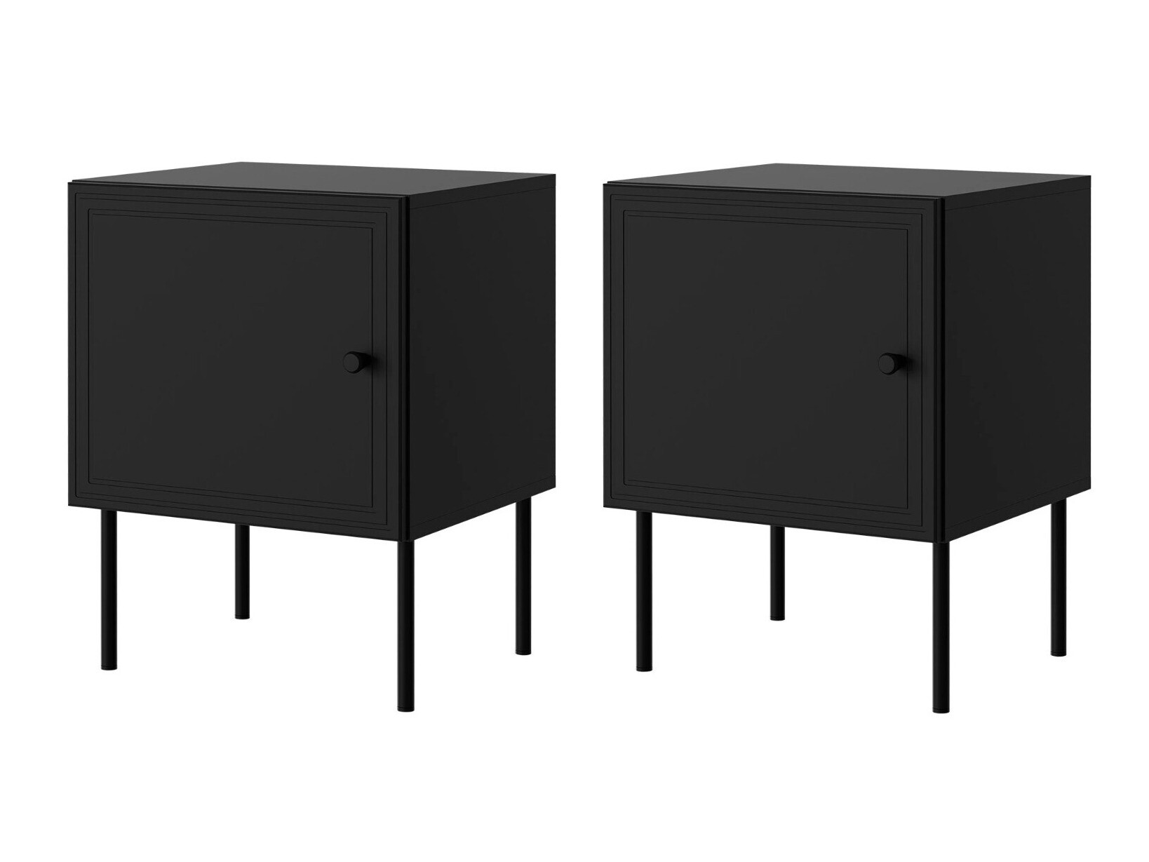 Set di comodini Celra (Nero)