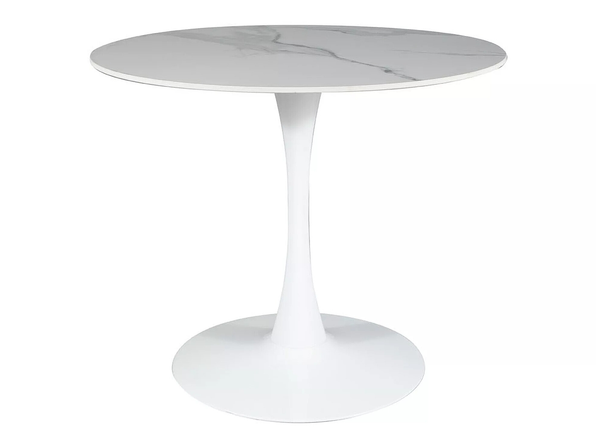 Tavolo Detroit 378 (Marmo bianco + Bianco)