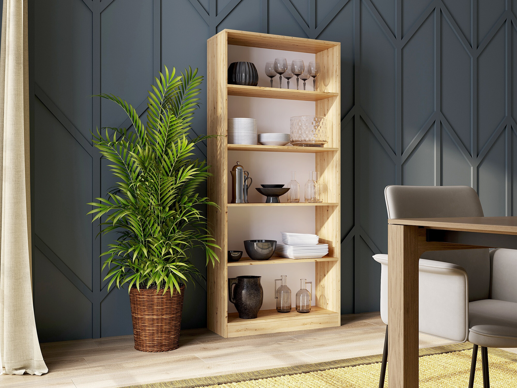 Scaffale Mandeville 253 (Rovere Artisan)