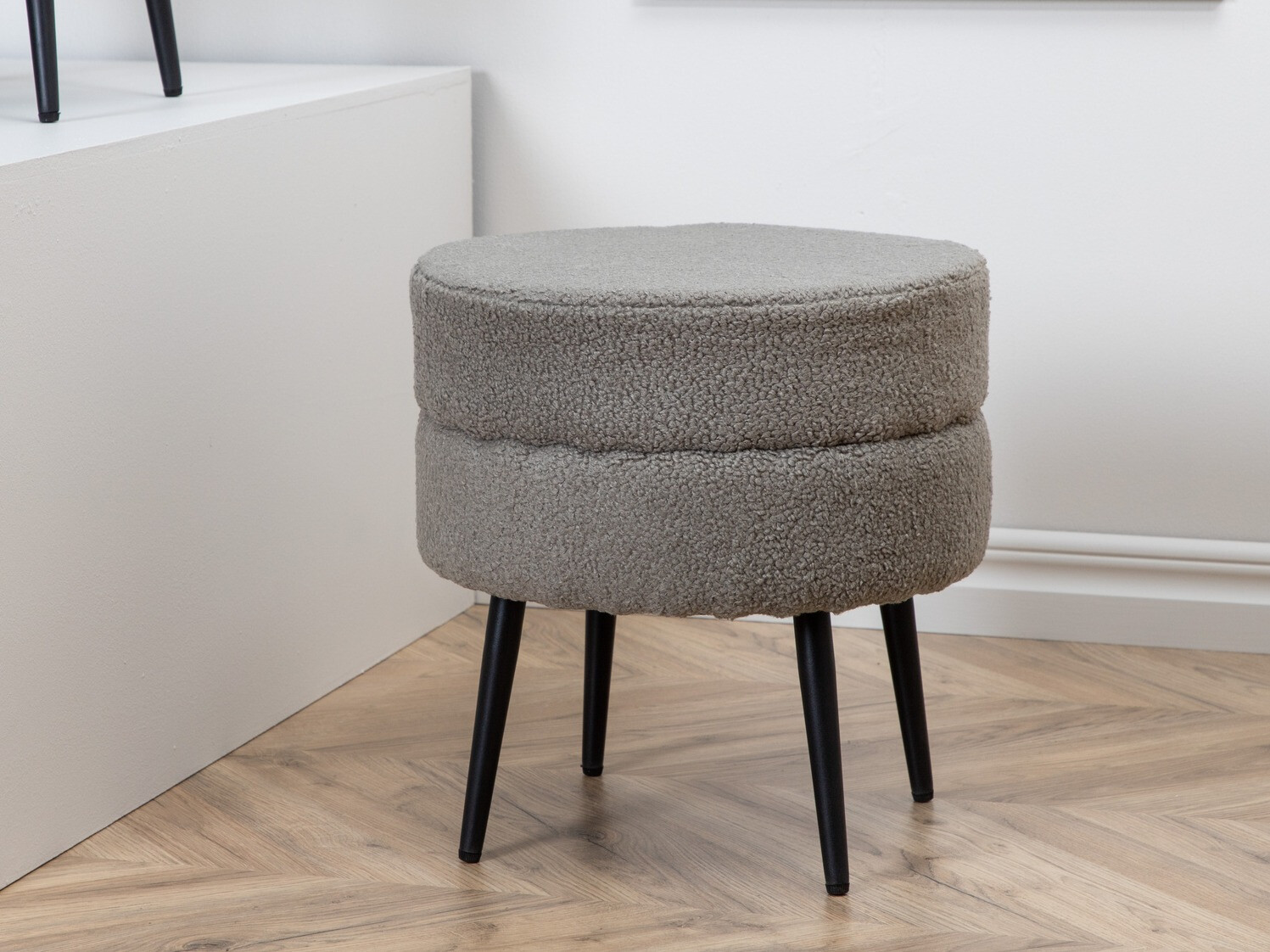 Pouf Dallas 2945 (Grigio + Nero)