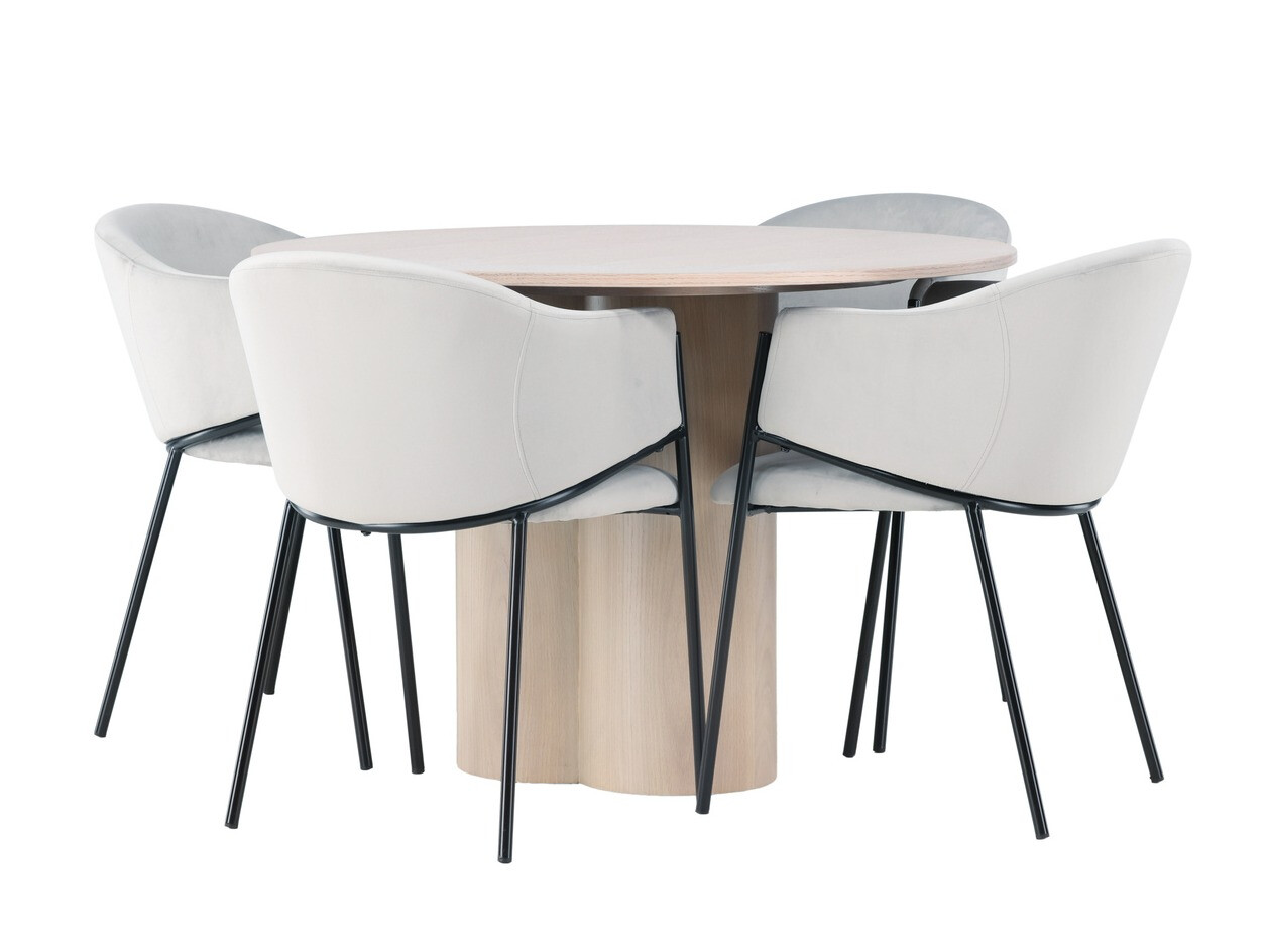 Set sala da pranzo Dallas 4440 (Luminoso legno)