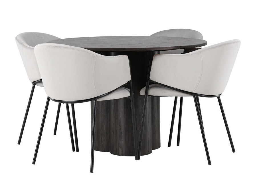 Set sala da pranzo Dallas 4440 (Noce scuro)