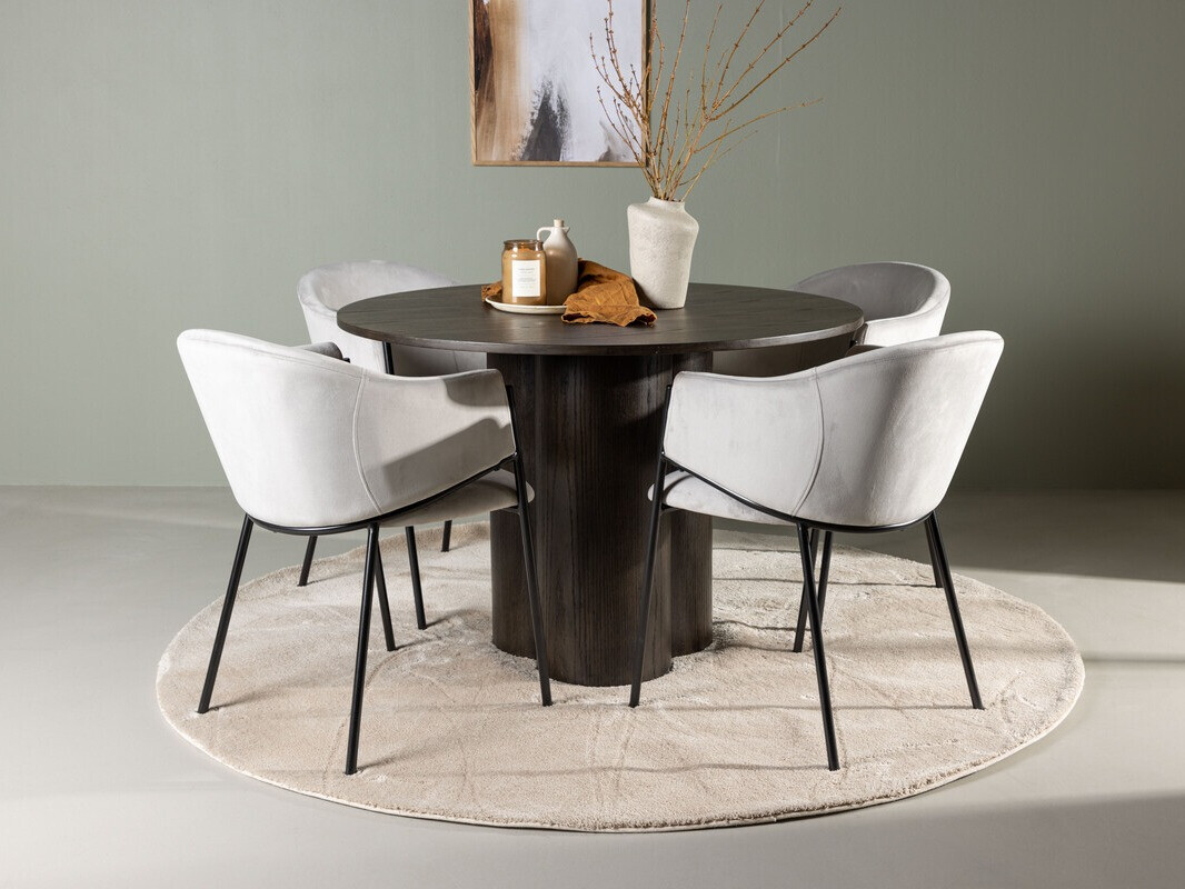 Set sala da pranzo Dallas 4440 (Noce scuro)