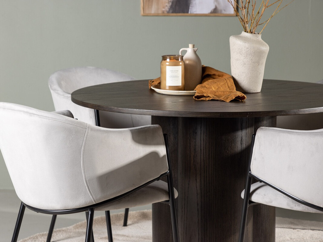 Set sala da pranzo Dallas 4440 (Noce scuro)