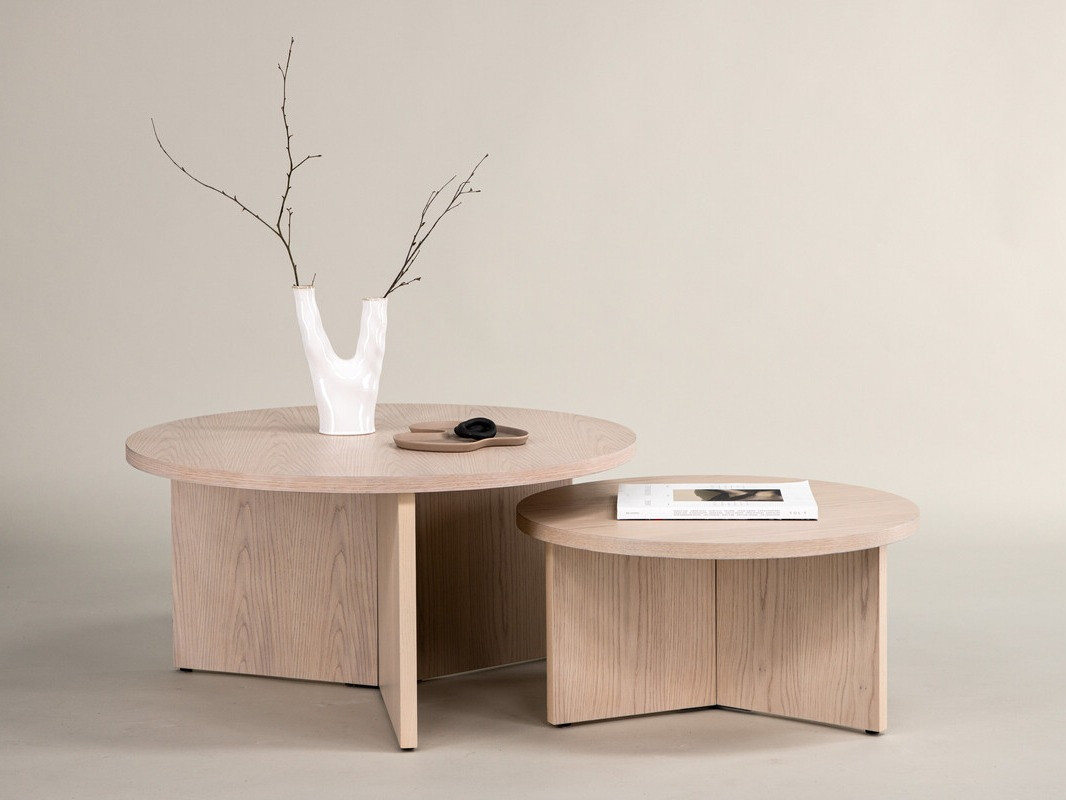 Set tavolino da caffè Dallas 4475 (Luminoso legno)