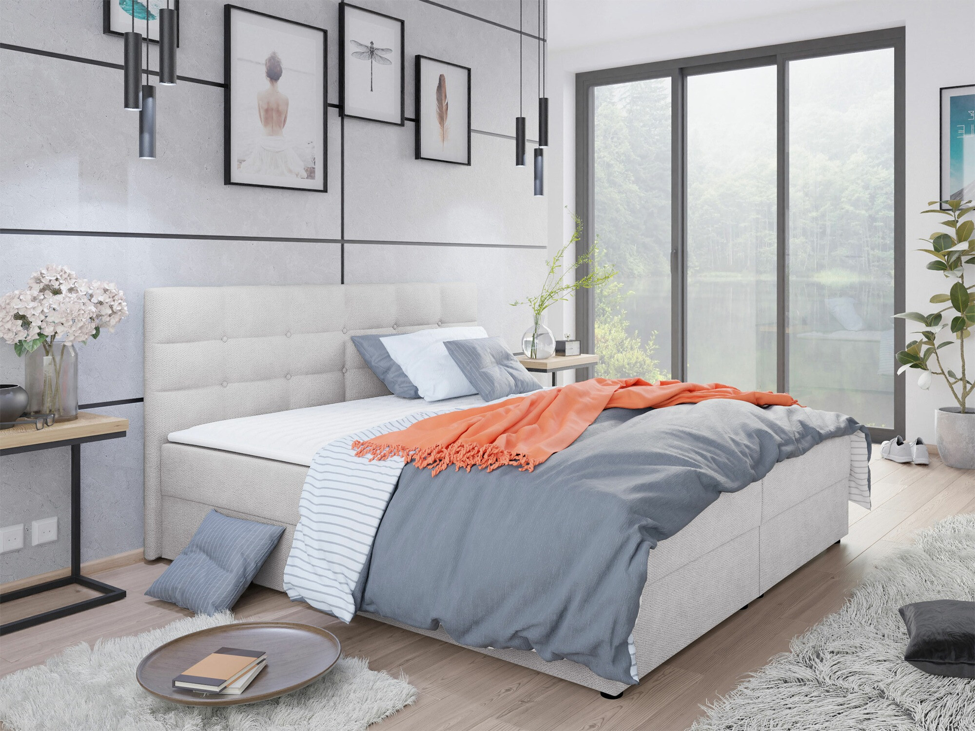 Letto continentale Memphis 114 (Rico 20)