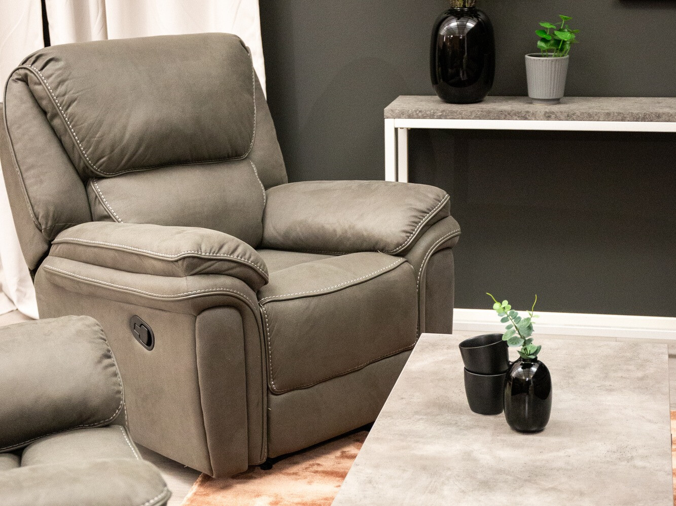 Poltrona regolabile Dallas 4725 (Grigio)