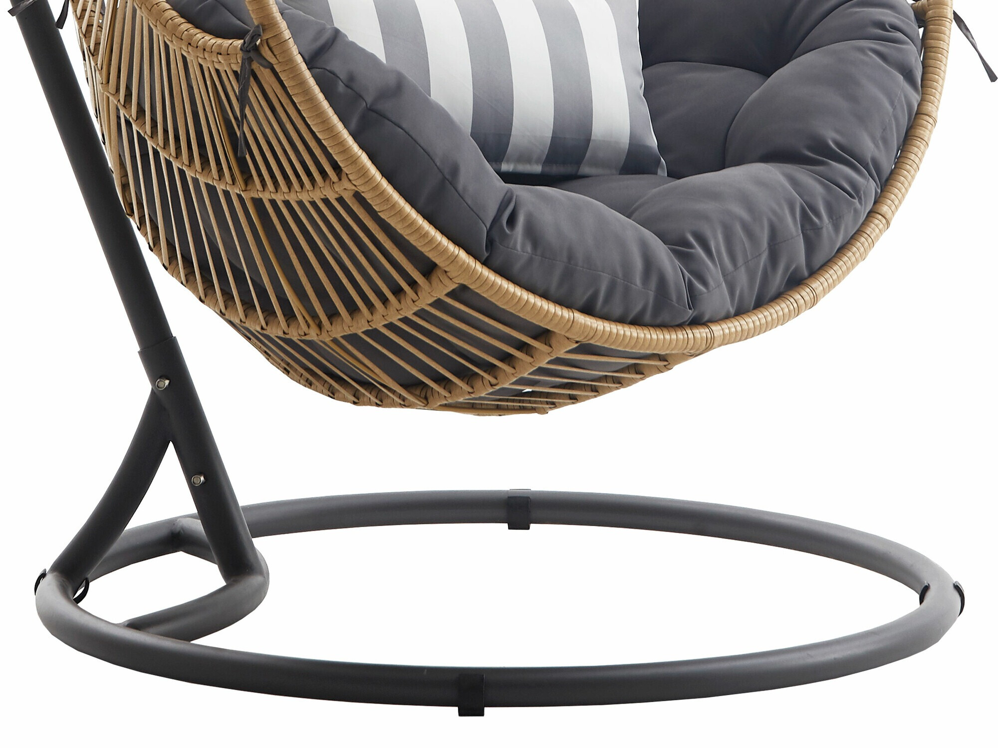 Detex Sedia Sospesa Boho 150kg Con 2 Cuscini E Portabevande – Relax E Stile In Giardino E In Casa
