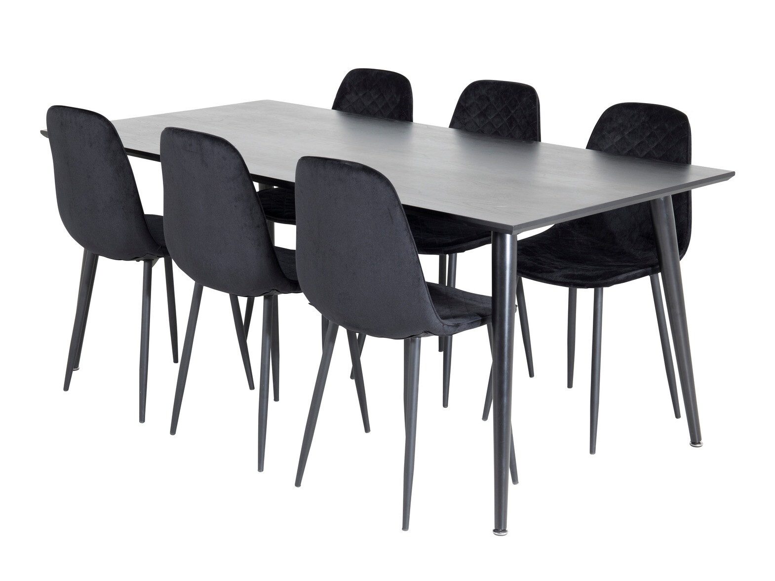 Set sala da pranzo Dallas 2596 (Nero)