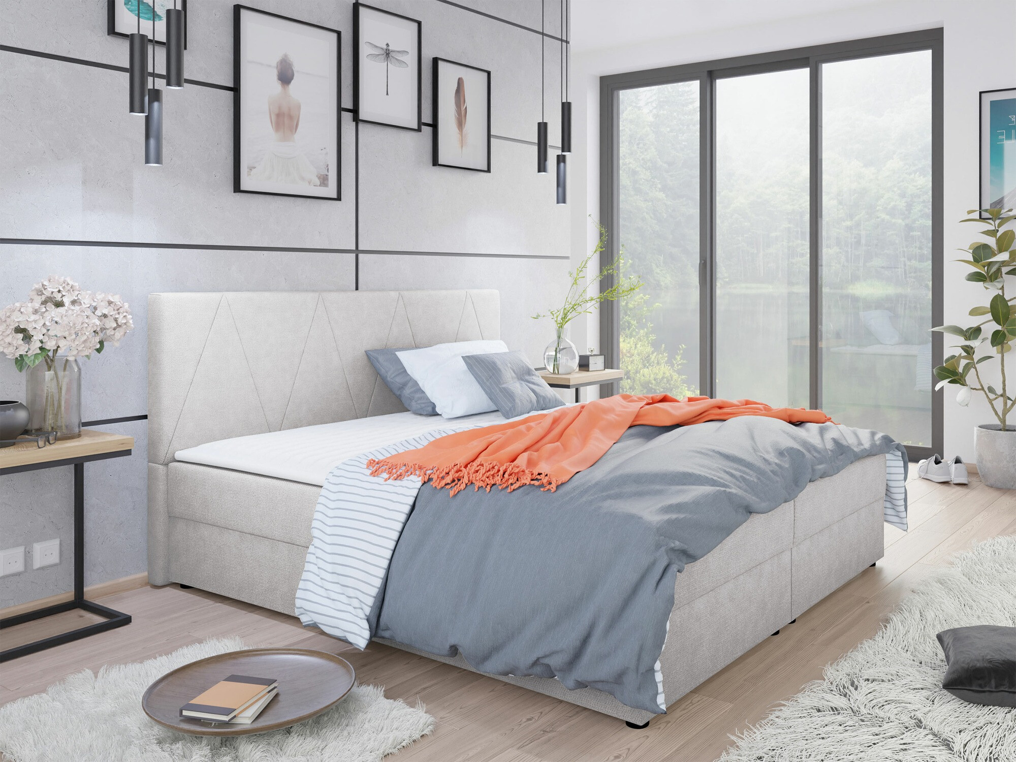Letto continentale Memphis 116 (Rico 20)